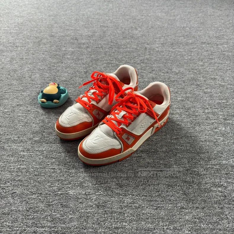 Other Louis Vuitton Trainer White Orange Denim shoes Size US 6 / EU 39 - 1 Thumbnail
