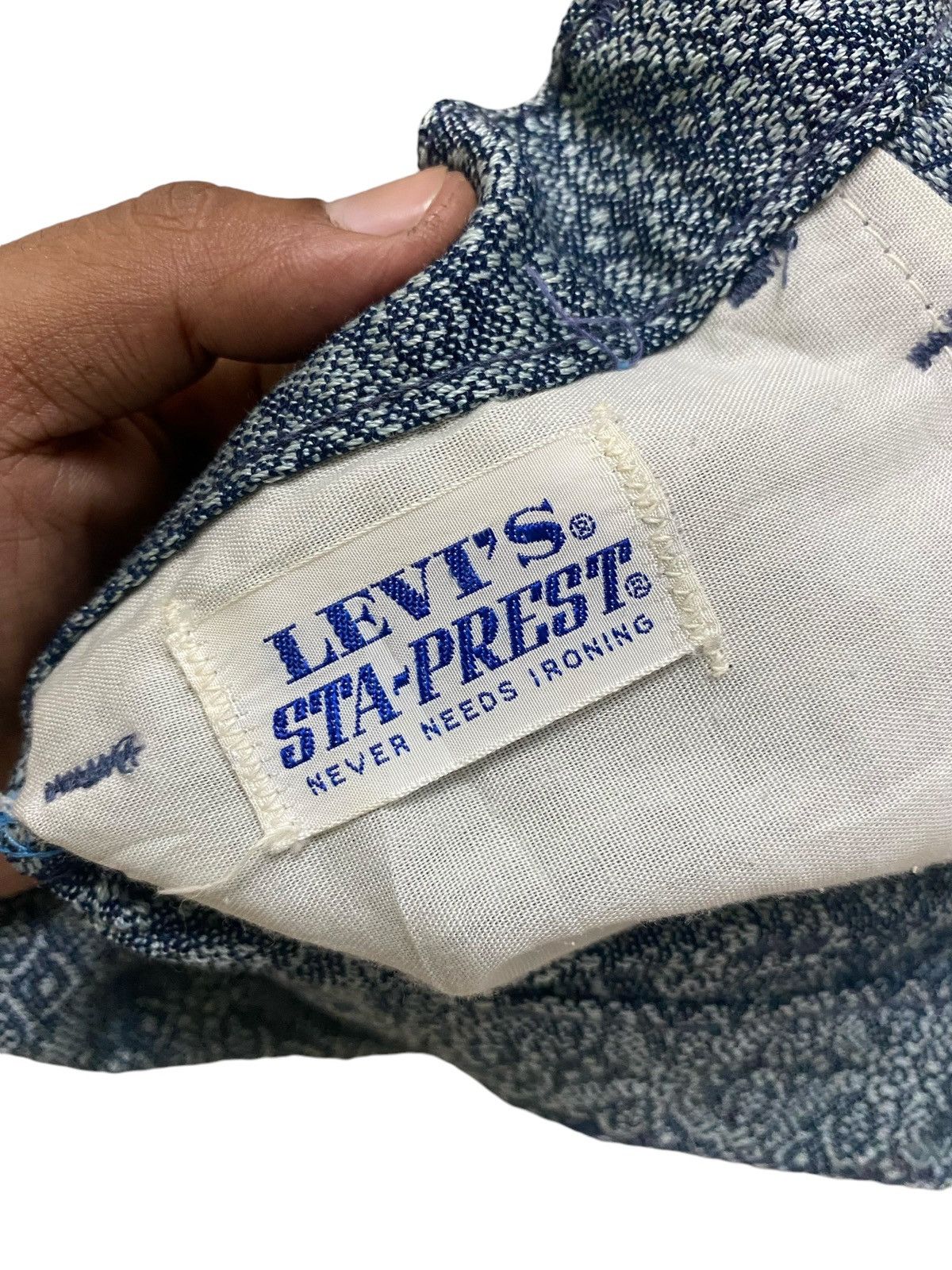 Levi's LEVIS BIG E 70s STA-PREST USA ZIP TALON VERY RARE Size 31" - 9 Thumbnail