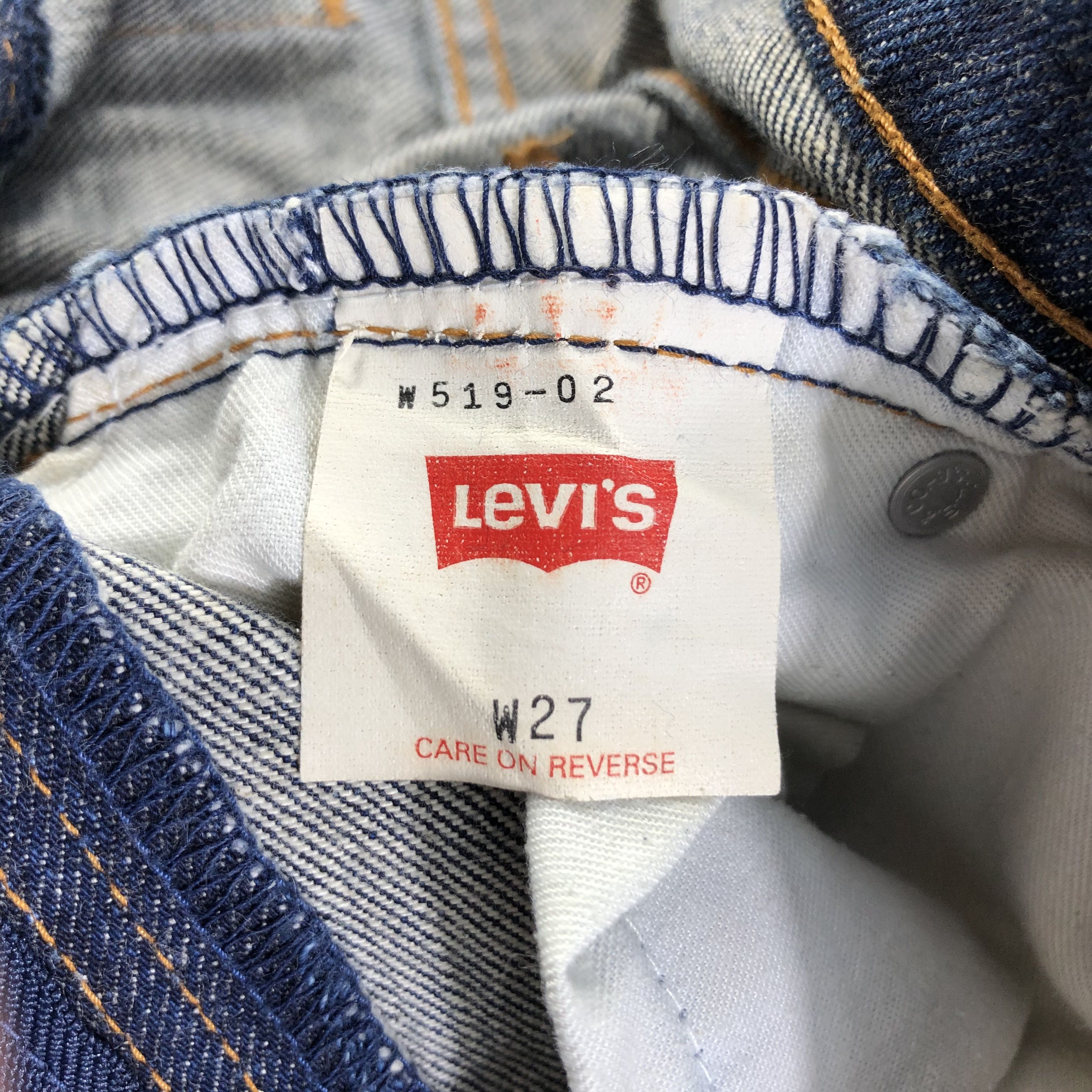 Levi's Vintage Blue Wash Levis 519 Jeans-J2731 Size 25" / US 0 / IT 36 - 10 Thumbnail