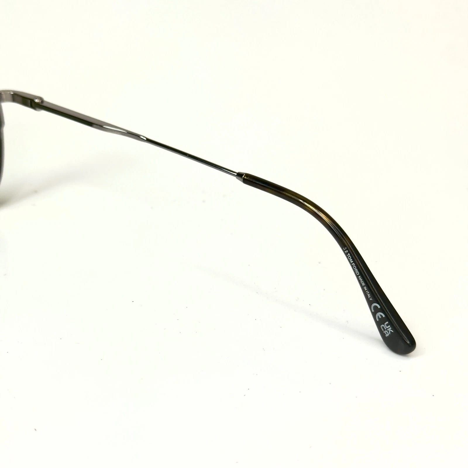 Tom Ford TOM FORD LEON TF1071 14N Gray Green Metal Sunglasses 1071 Size ONE SIZE - 3 Thumbnail