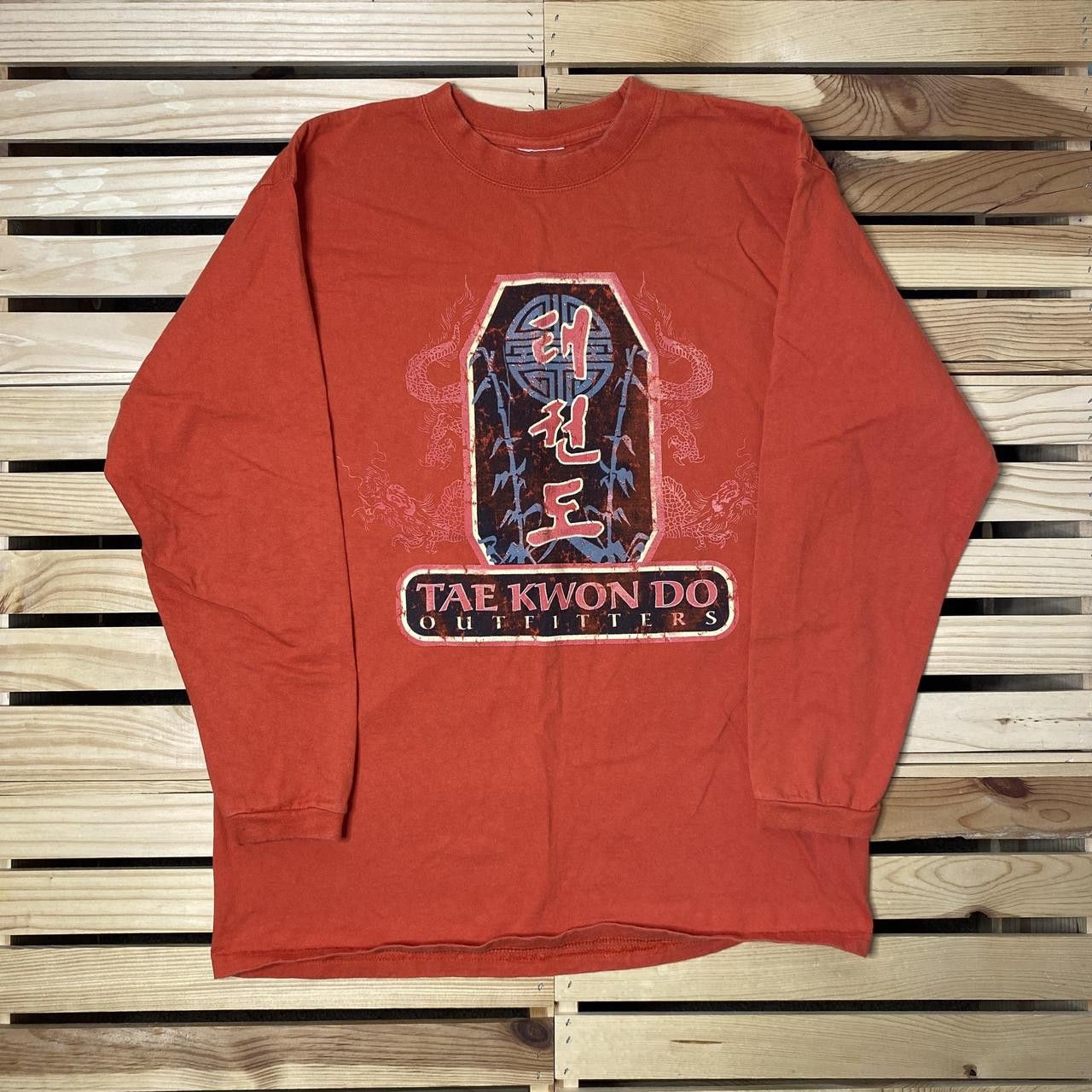 Other Vintage Taekwondo Outfitters Orange Tee Size Large Size US L / EU 52-54 / 3 - 1 Thumbnail