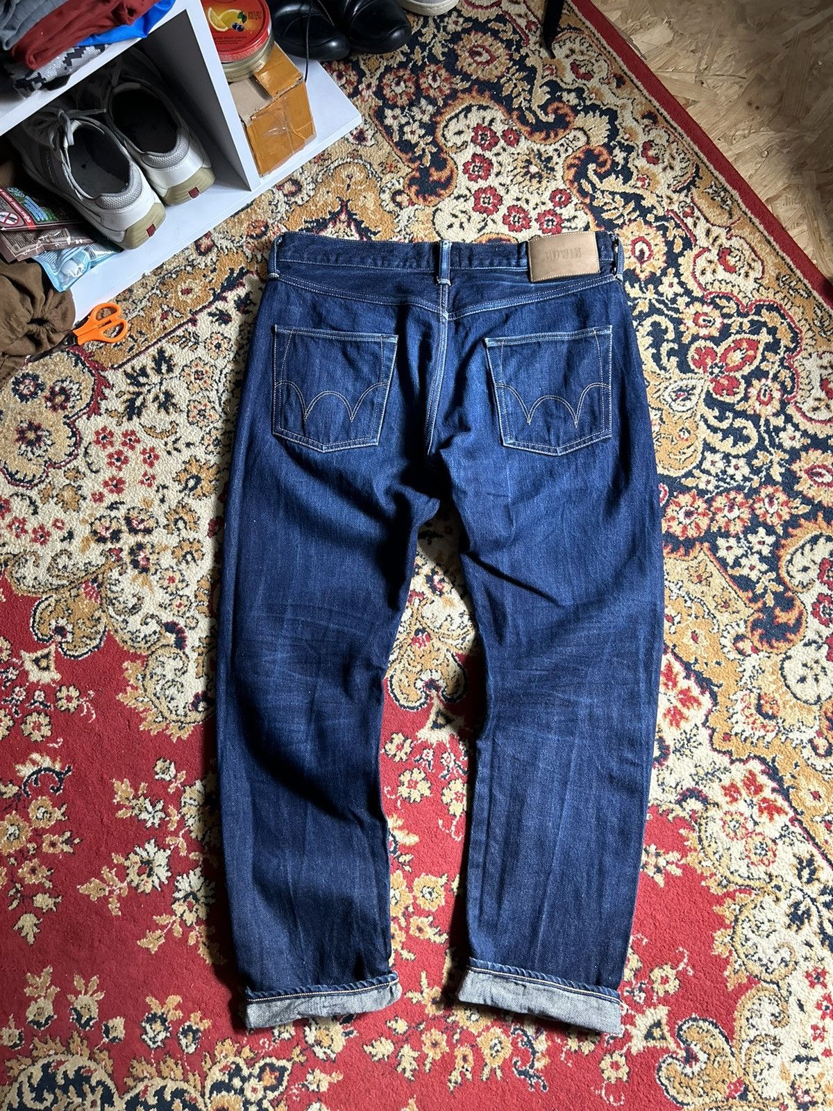 Edwin Edwin Selvedge Japanese Denim Pants 33x32 Size US 33 - 14 Thumbnail