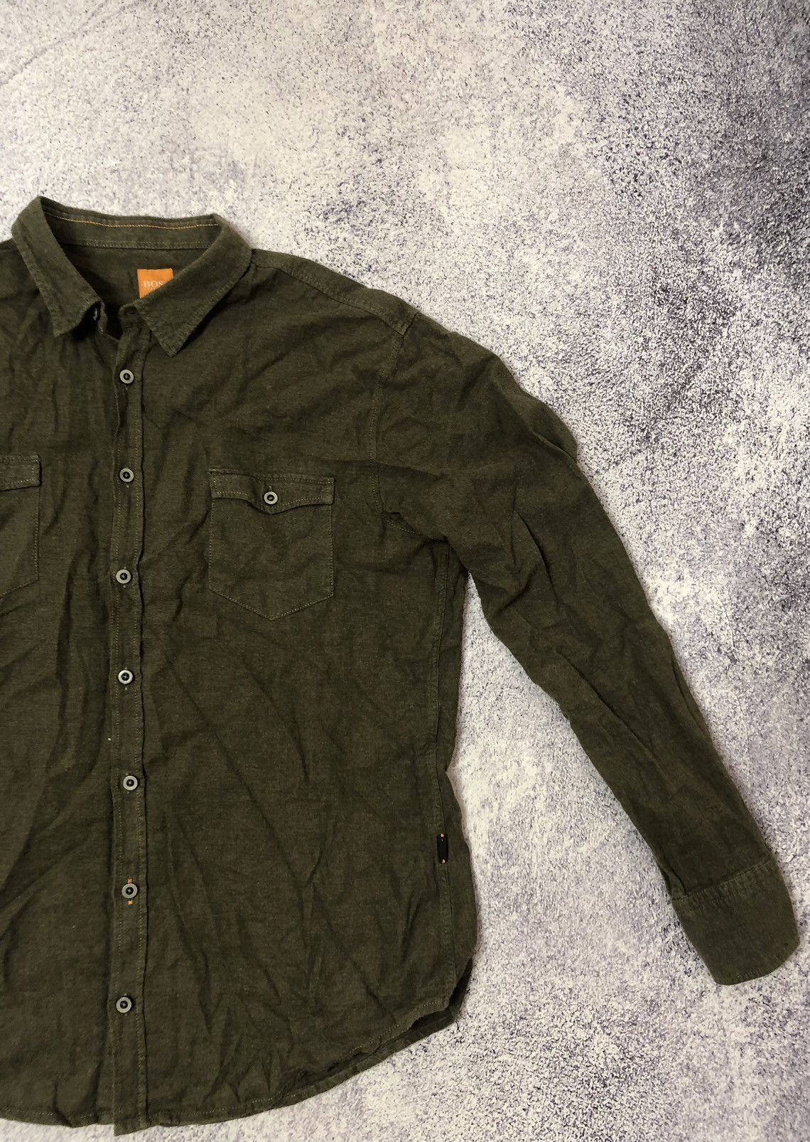 Hugo Boss × Vintage Hogo boss men’s shirt size L y2k casual ykk Size US L / EU 52-54 / 3 - 3 Thumbnail