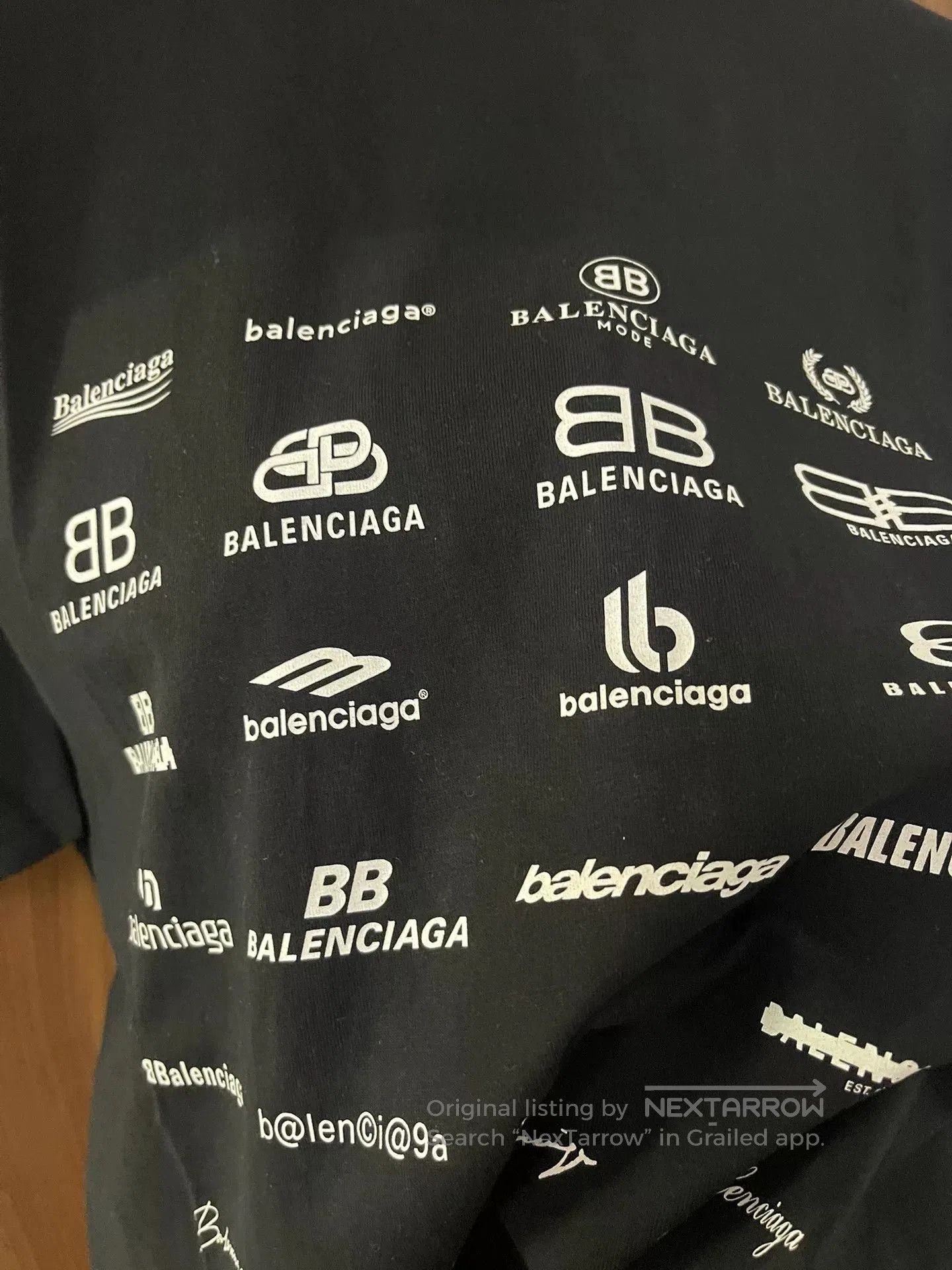 Balenciaga Balenciaga Oversized T-Shirt with Logo Design. Size US L / EU 52-54 / 3 - 3 Thumbnail