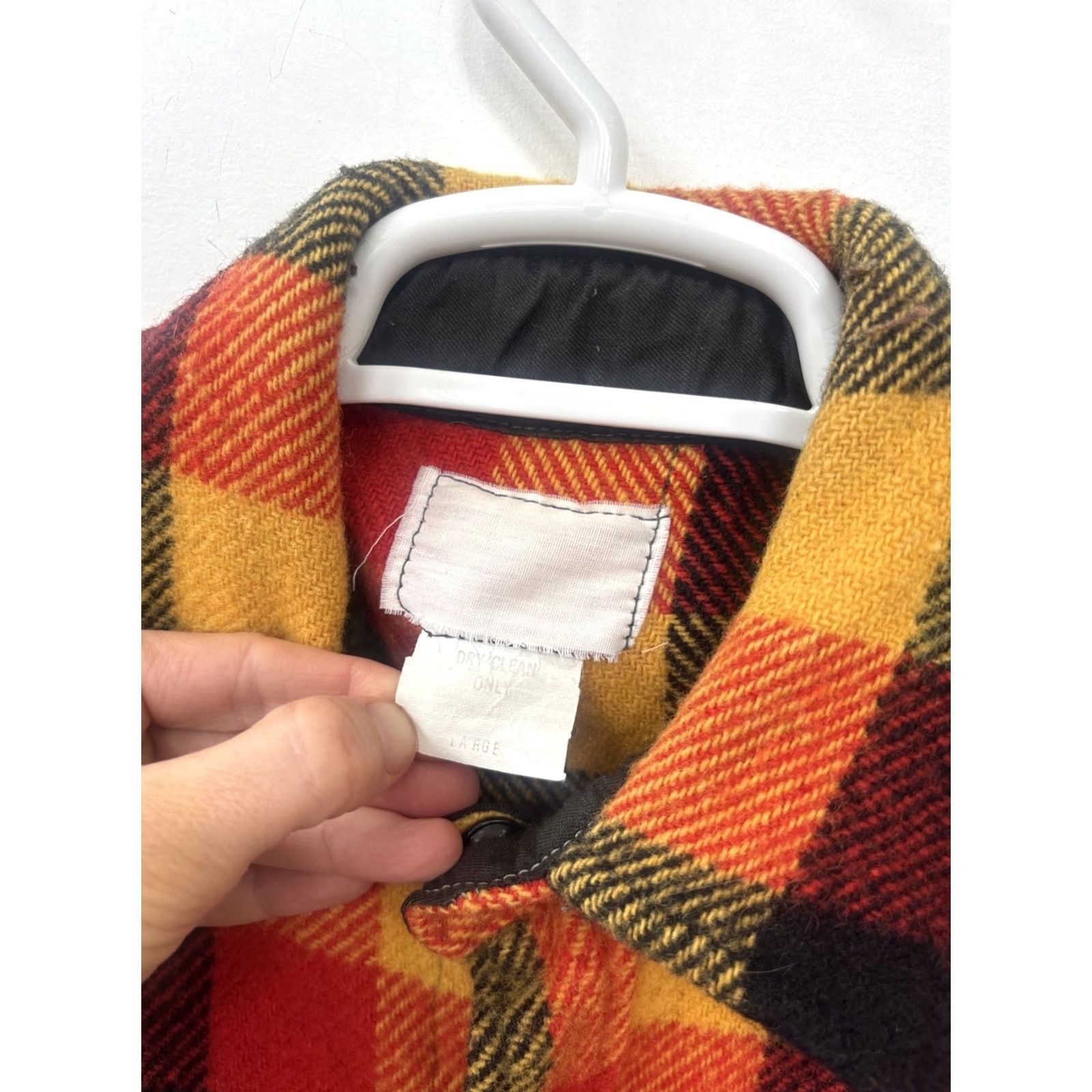 Vintage VINTAGE Bemidji Woolen Mills USA Plaid 100% Wool Shacket Coat Jacket Mens LARGE Size US L / EU 52-54 / 3 - 3 Thumbnail