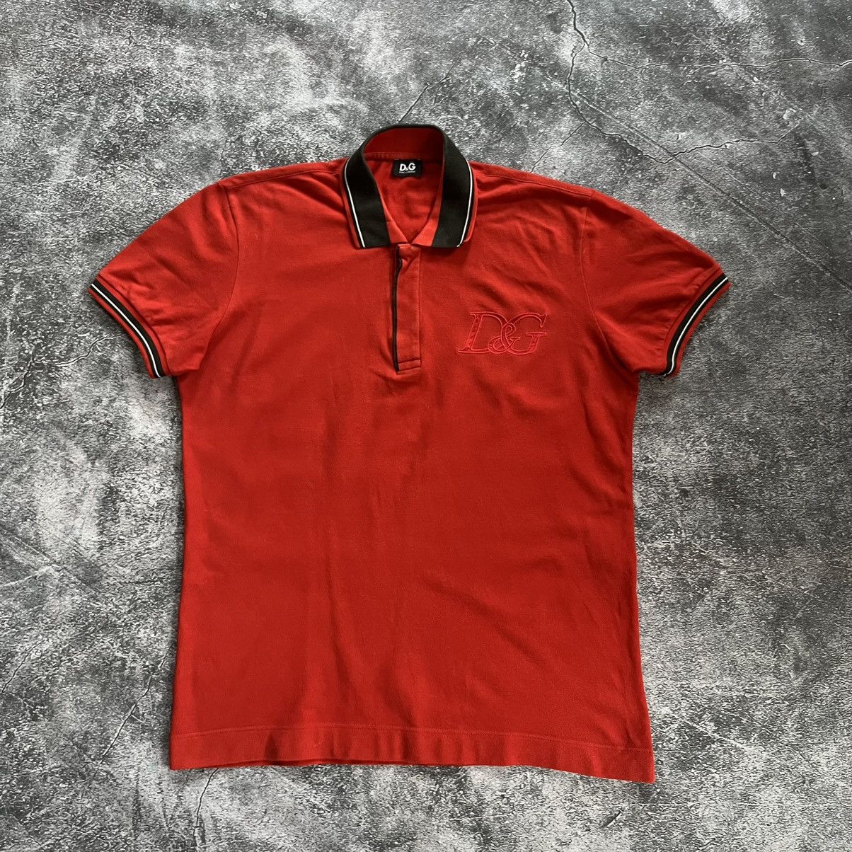 Dolce & Gabbana Women’s Red Polo Shirt Dolce & Gabbana Size 50 Size XL / US 12-14 / IT 48-50 - 1 Thumbnail