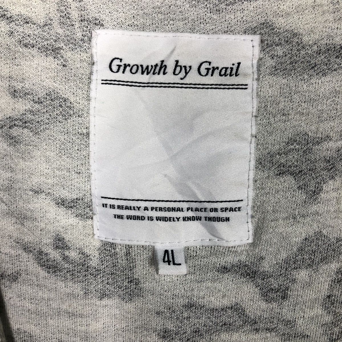 Japanese Brand 📌Growth By Grails Hoodie Zipper Full Print Issey Miyake Size US L / EU 52-54 / 3 - 21 Thumbnail