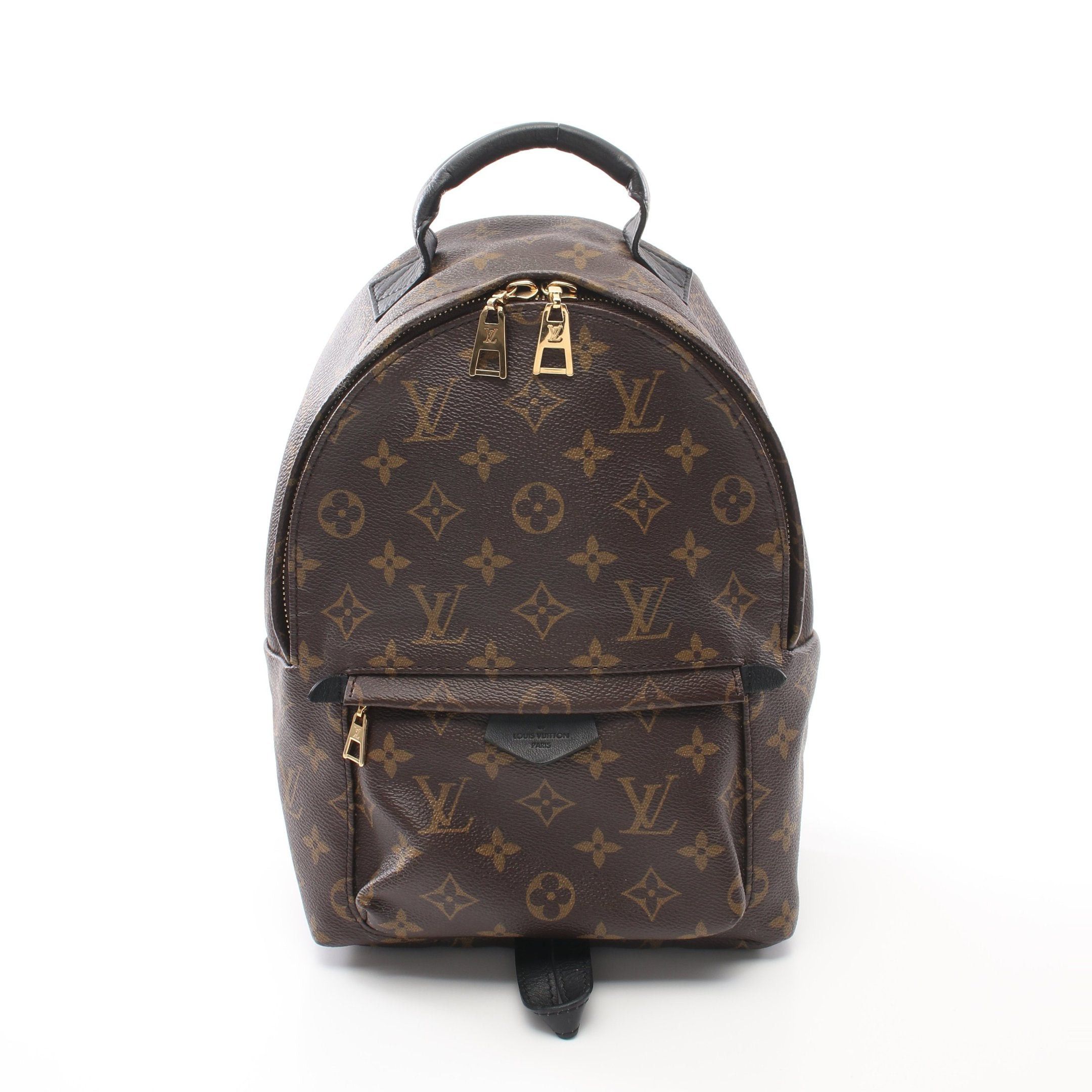 Louis Vuitton Louis Vuitton Palm Springs Backpack Pm Monogram Rucksack Leather Brown Black Size ONE SIZE - 1 Thumbnail