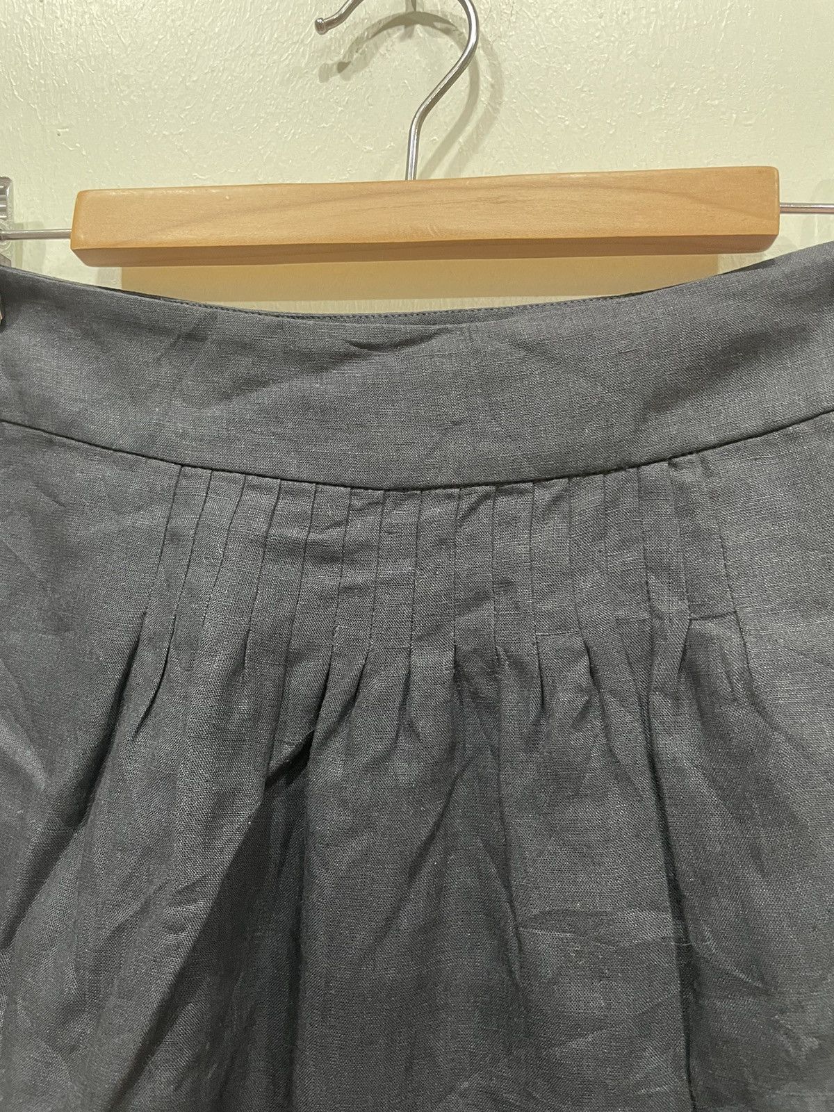 agnes b. Agnes B. half pleated skirt Size 28" / US 6 / IT 42 - 3 Thumbnail