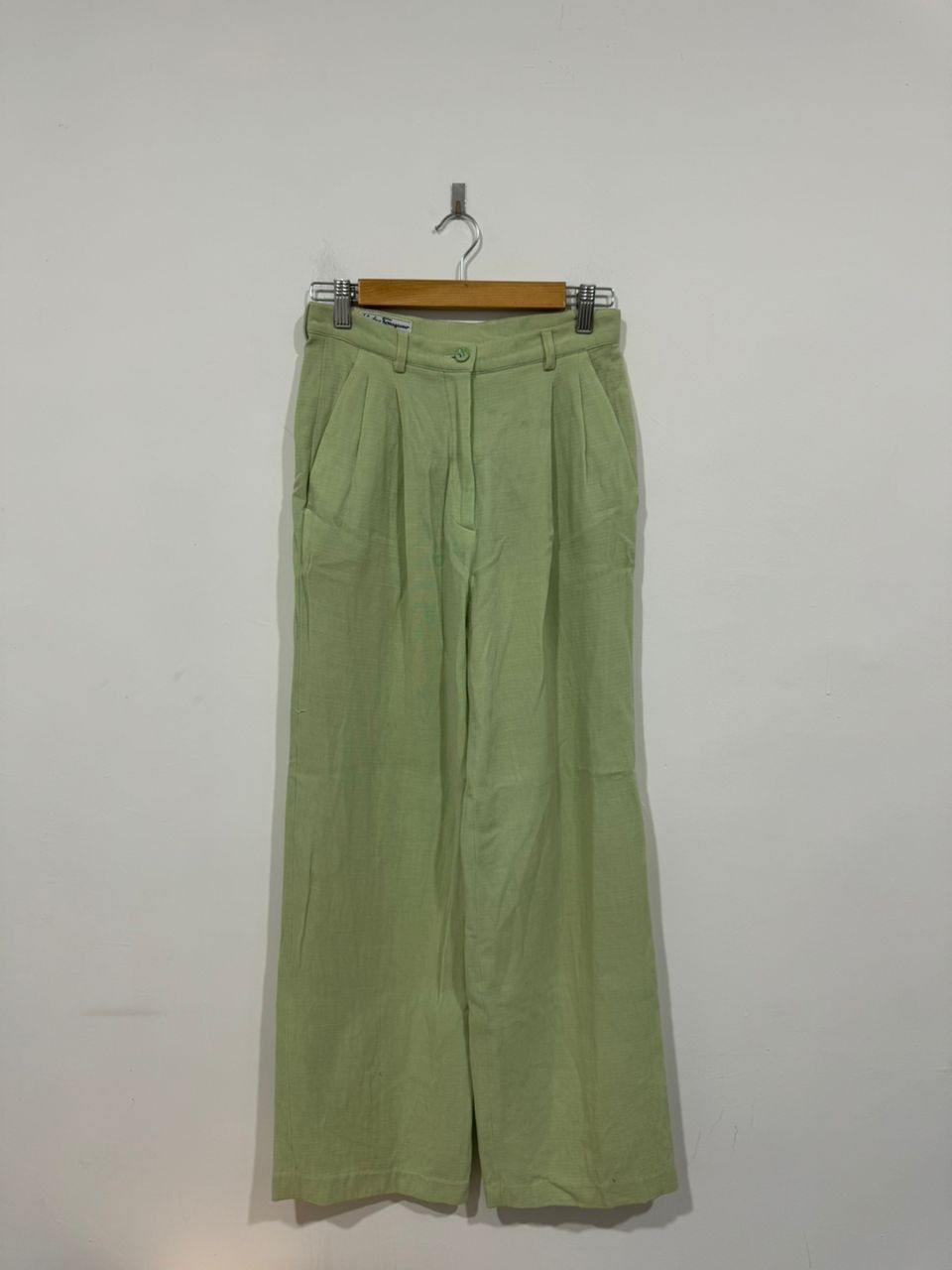 Salvatore Ferragamo × Vintage Vintage 80s Salvatore Ferragamo Pants Size US 26 / EU 42 - 1 Thumbnail