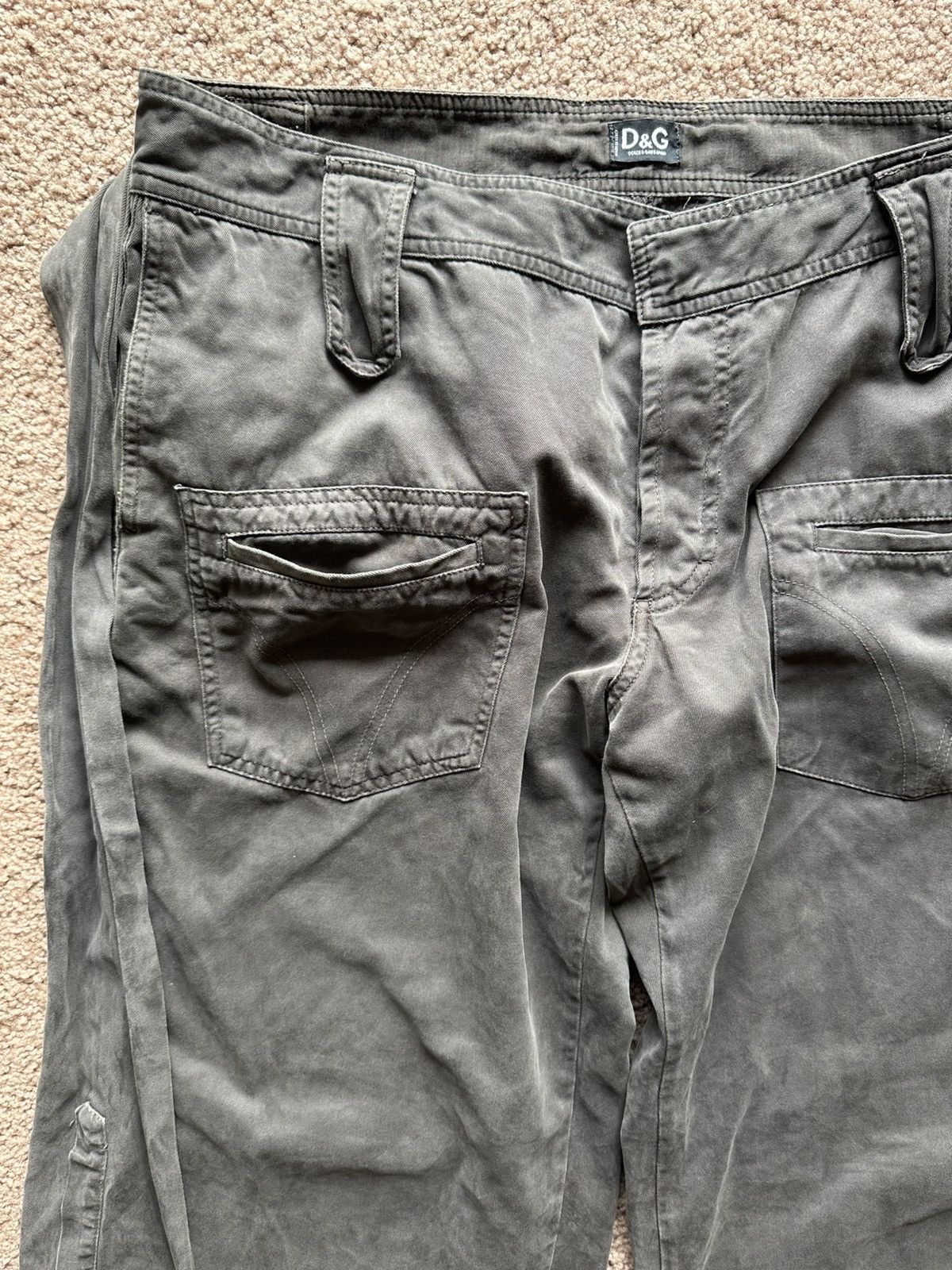 Dolce & Gabbana D&G Dolce and Gabanna sleeve wrap pants Size US 32 / EU 48 - 4 Thumbnail