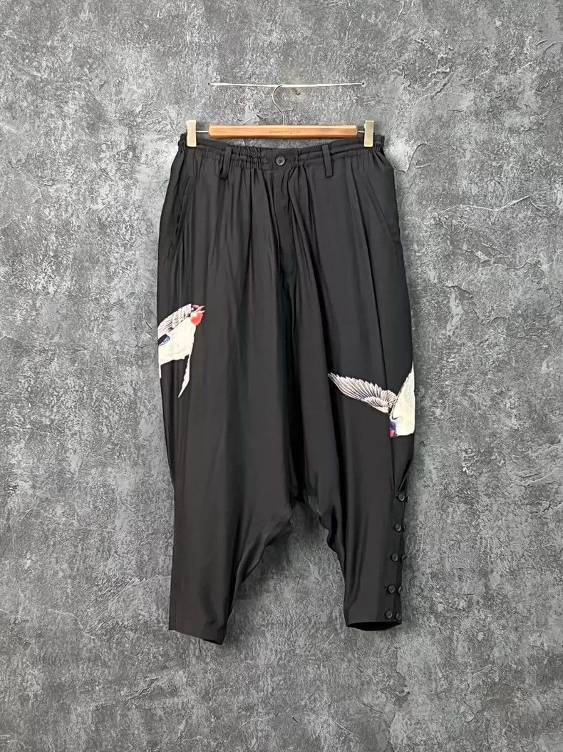 Yohji Yamamoto Yohji Yamamoto printed floral foot slacks-2505 Size US 32 / EU 48 - 1 Thumbnail