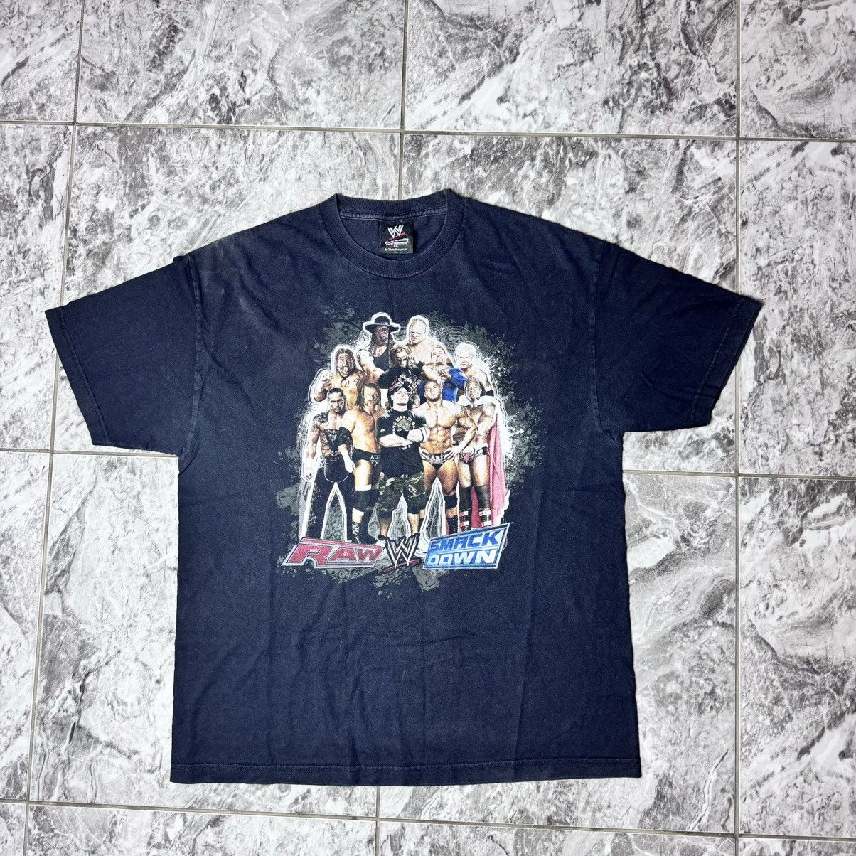 Vintage × WWE Vintage WWE Smack Down XL Size US XL / EU 56 / 4 - 1 Thumbnail