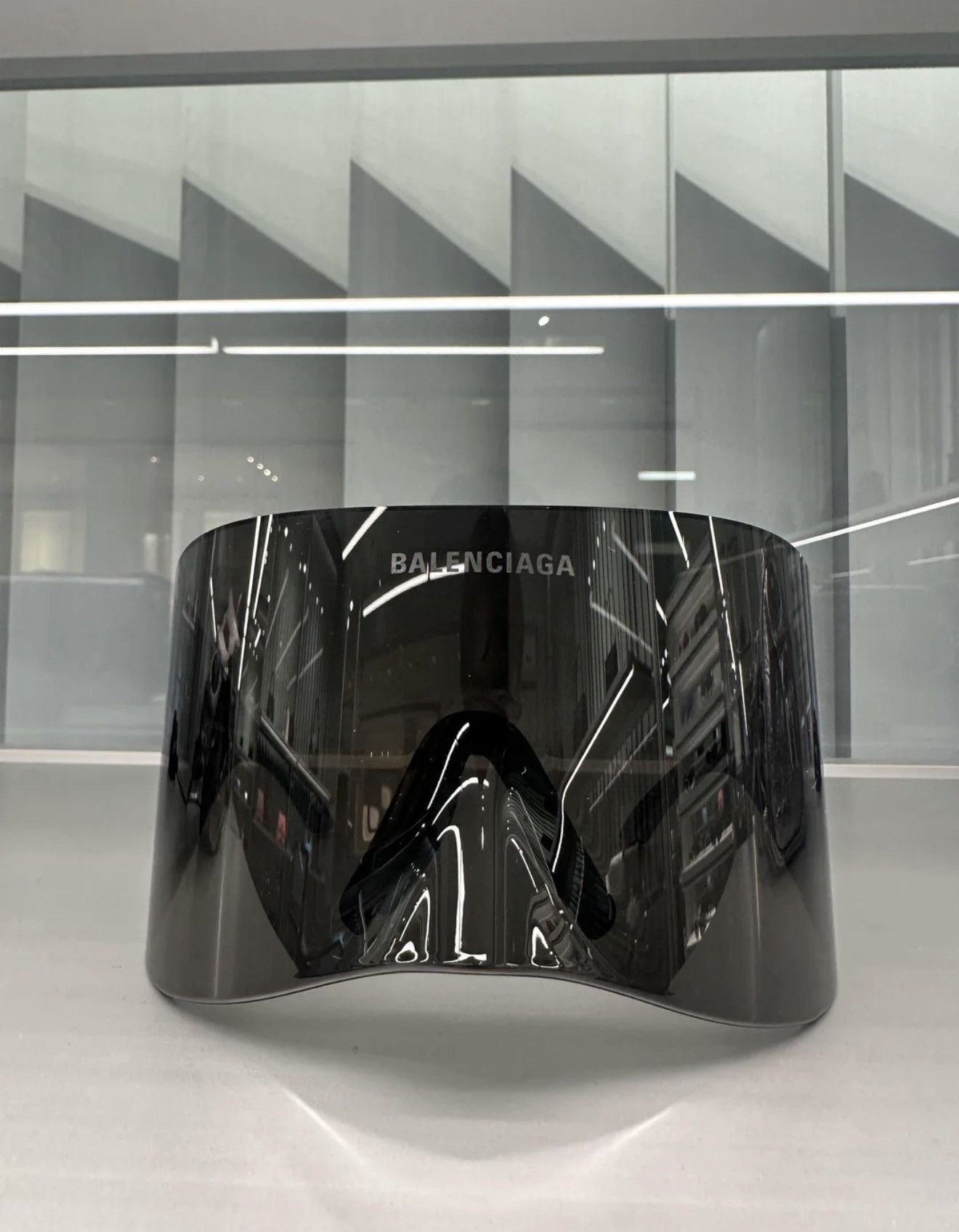 Balenciaga Fall23 Rectangle Mask Sunglasses