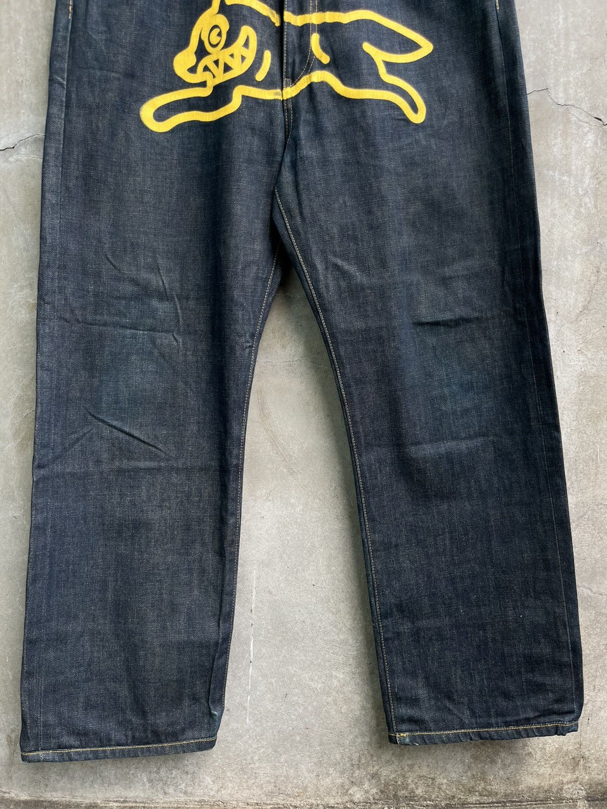 Billionaire Boys Club Running Dog Denim Jeans Size US 35 - 3 Thumbnail