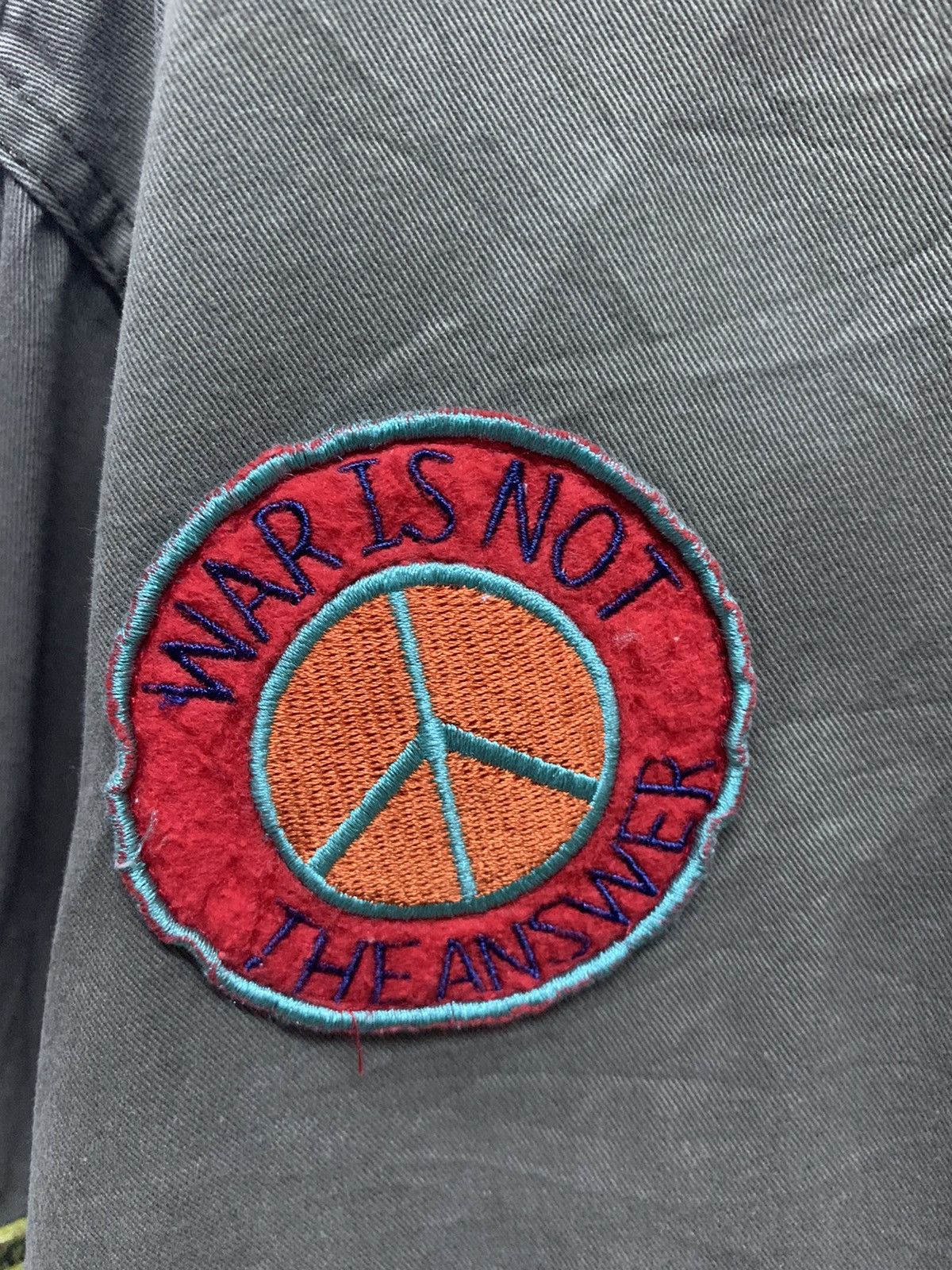 Japanese Brand MOUSSY Jacket Green Army Patches Size US XL / EU 56 / 4 - 14 Thumbnail