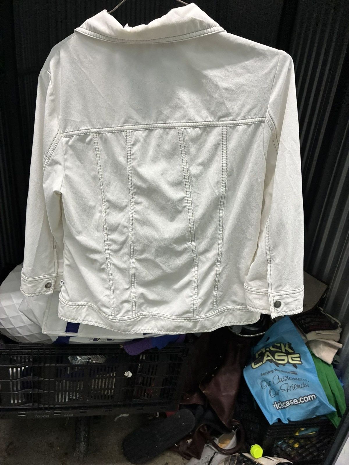 Other Eggshell Toned Light Jacket By Zenergy Size 0 Size XS / US 0-2 / IT 36-38 - 9 Thumbnail