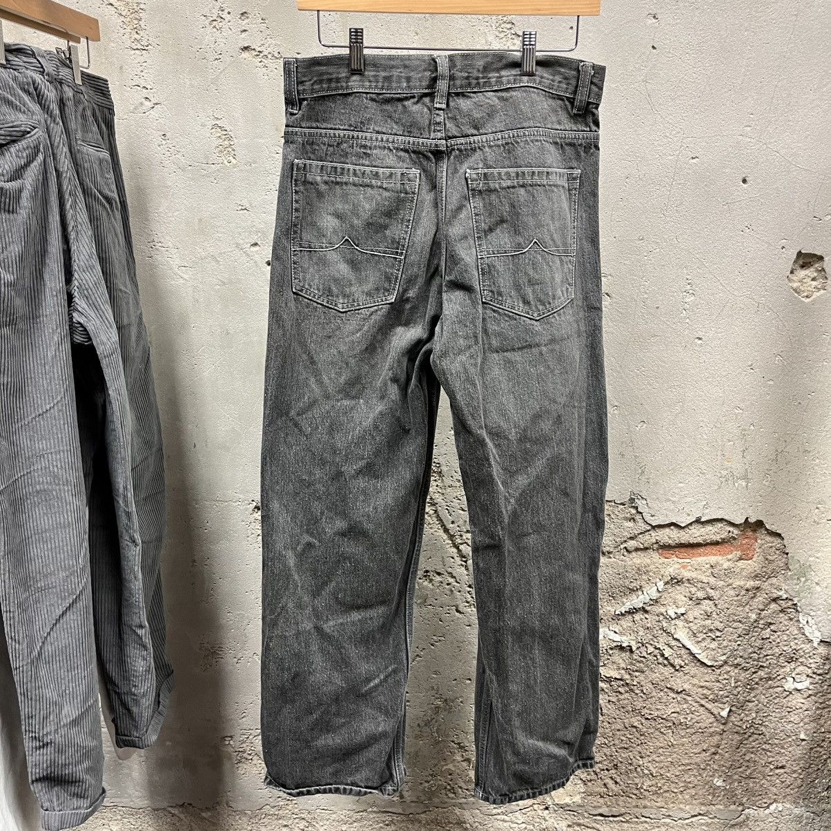 Avirex Avierex Vintage Gray Baggy Skater Fit Jeans 32x32 Y2K 90s Size US 32 / EU 48 - 2 Thumbnail
