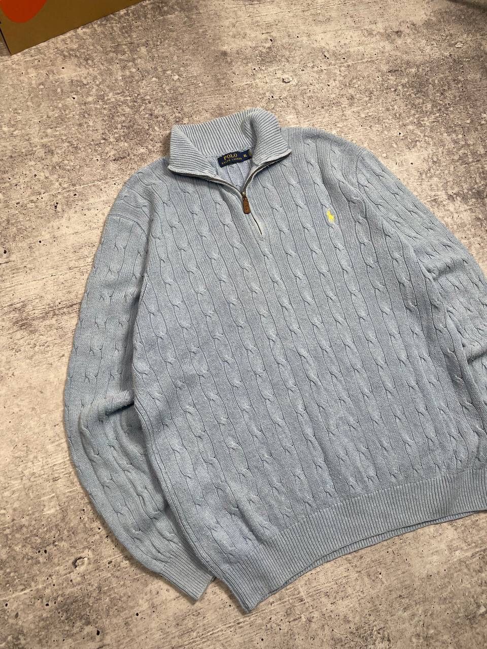 Polo Ralph Lauren Vintage Polo Ralph Lauren Knitted 1/3 Zip Sweater Y2K Size US XL / EU 56 / 4 - 2 Thumbnail