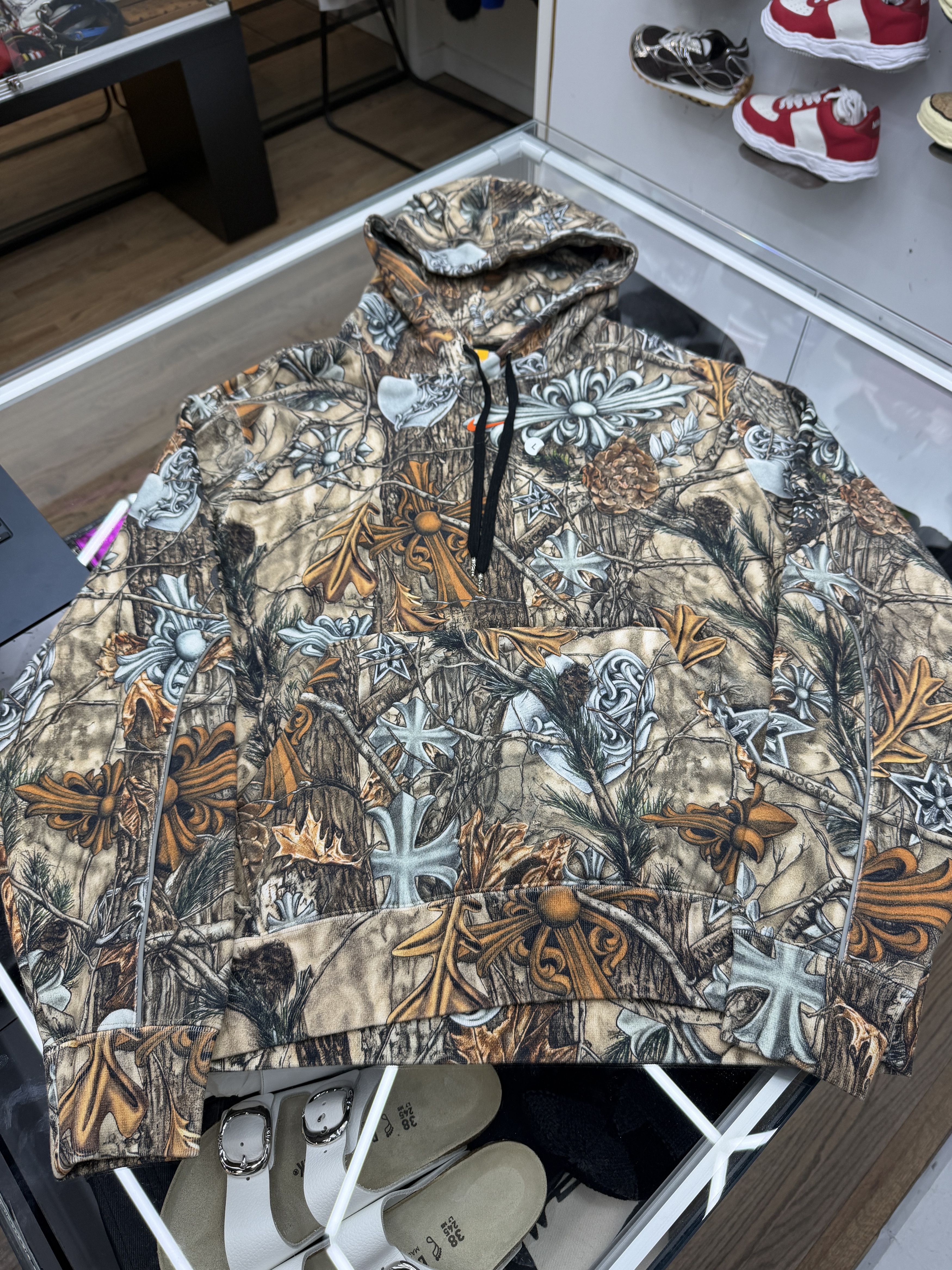 Chrome Hearts × Drake Chrome Hearts x Nike x NOCTA Multi Logo Horseshoe Hoodie Size US L / EU 52-54 / 3 - 1 Thumbnail