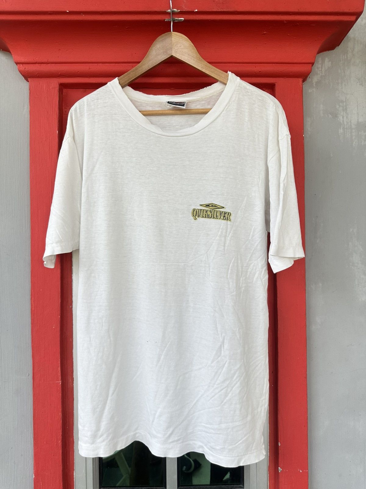 Quiksilver Distressed Vintage 90s Quiksilver Surf Tee Size US L / EU 52-54 / 3 - 2 Thumbnail