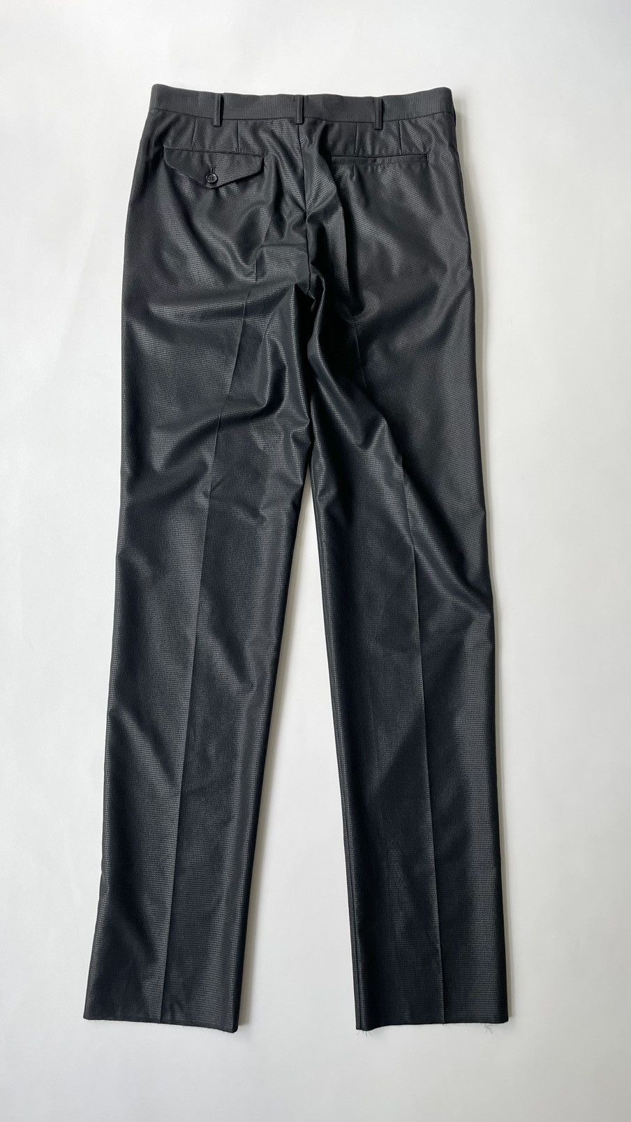 Comme des Garcons S/S 15 Black ‘Shimmer Grid Check’ Trousers Size US 34 / EU 50 - 11 Thumbnail