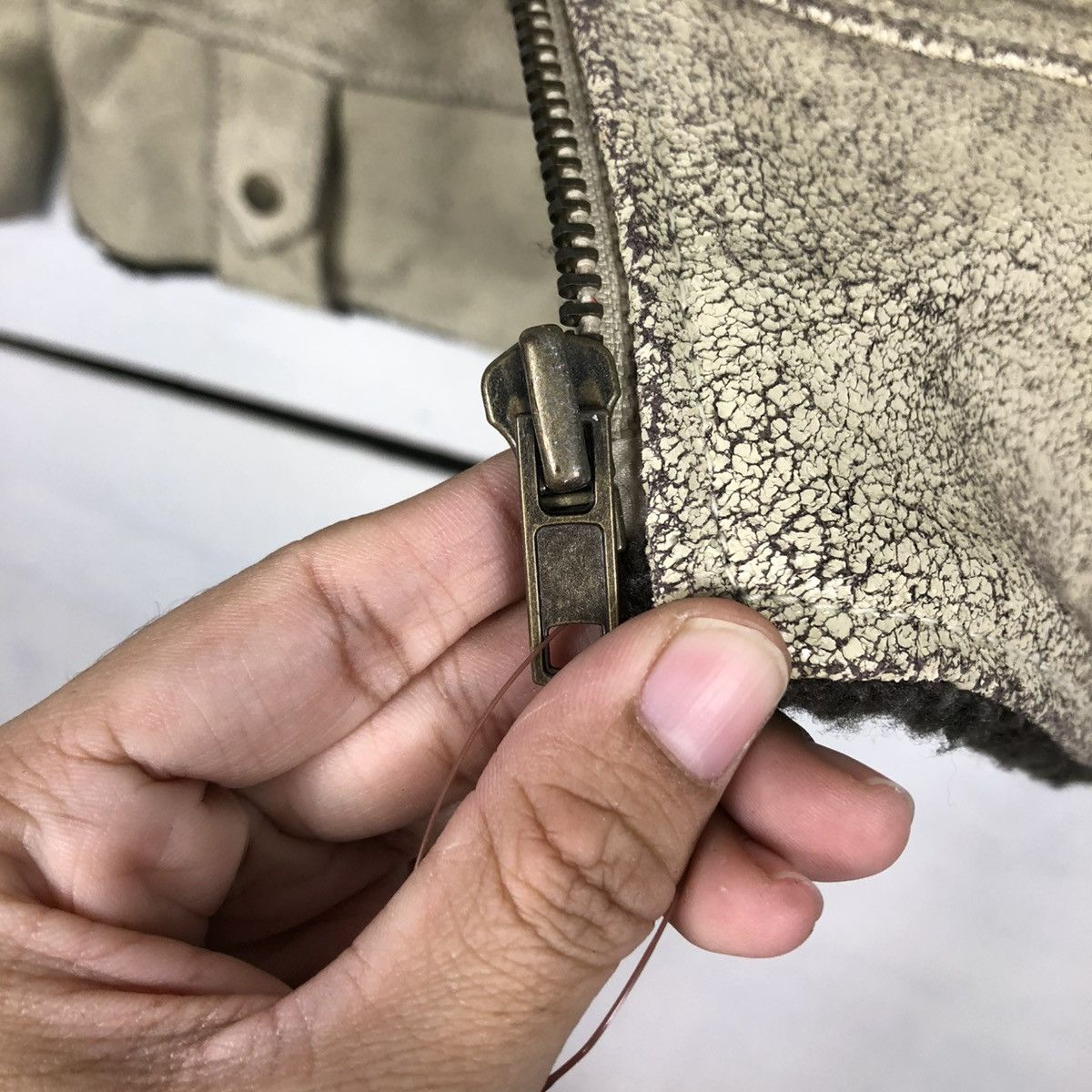 Japanese Brand VINTAGE BIKER COW LEATHER JACKET DOUBLE COLLAR ISSEY MIYAKE Size US M / EU 48-50 / 2 - 18 Thumbnail
