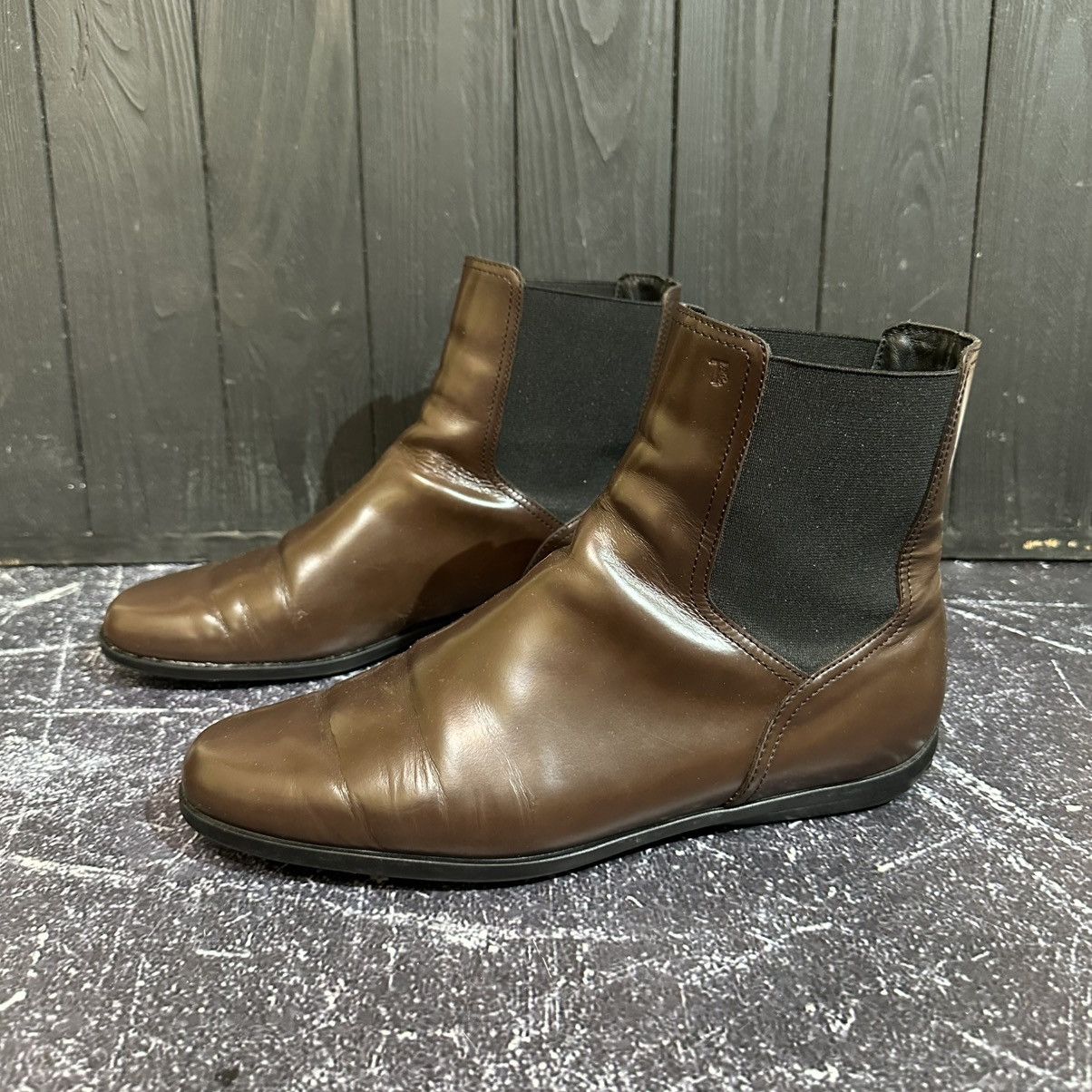 Tod's Tod’s Brown Leather women’s Boots size 39 Size US 9 / IT 39 - 3 Thumbnail