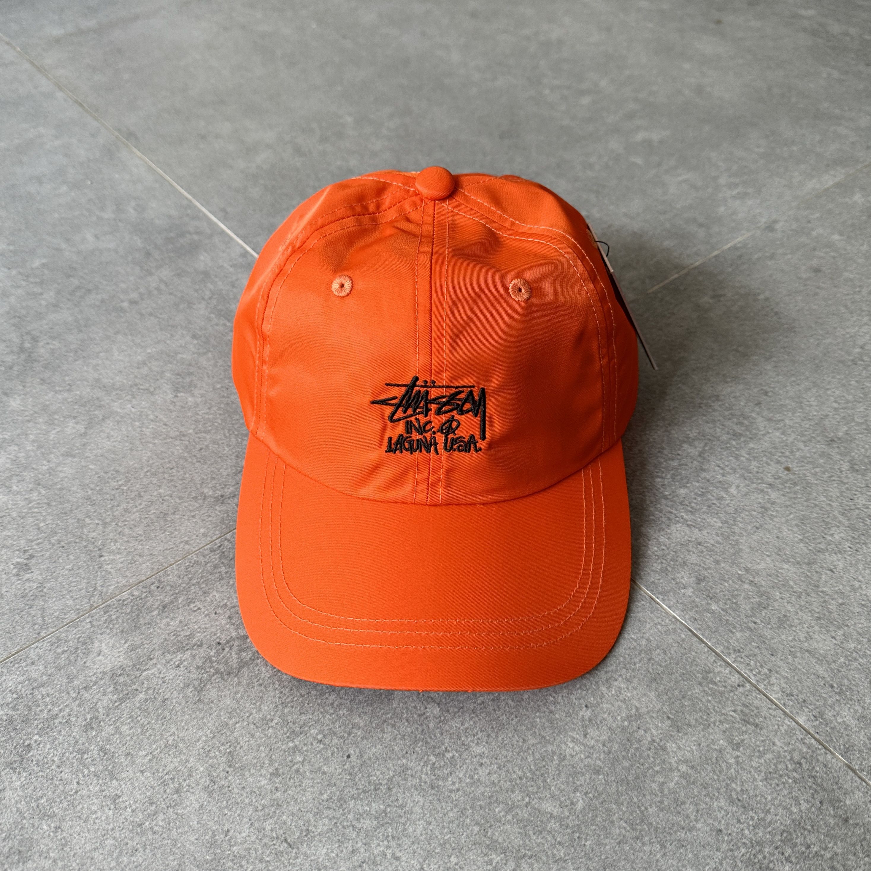 Stussy RARE STUSSY INC LAGUNA USA CAP HAT - OS - ORANGE Size ONE SIZE - 1 Thumbnail
