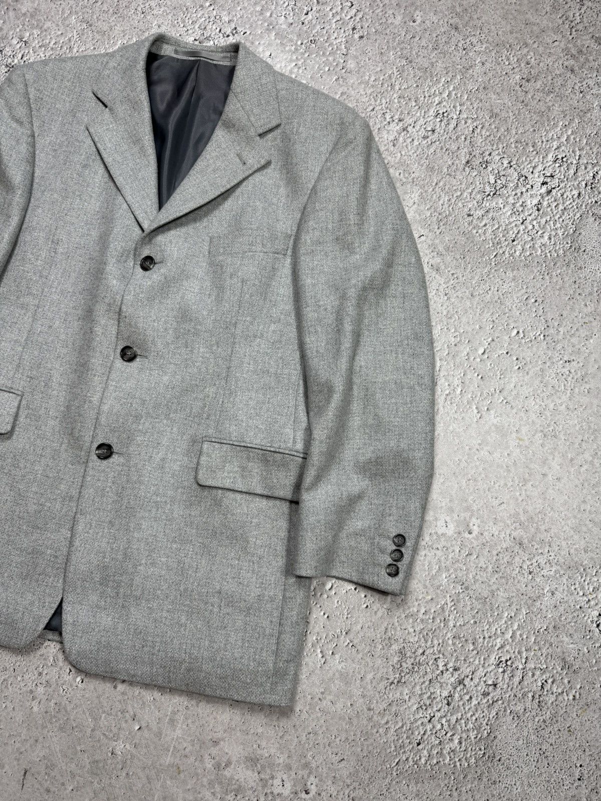 Other Stones Cashmere Virgin Wool Blend Blazer Jacket Vintage 48 Size US L / EU 52-54 / 3 - 2 Thumbnail