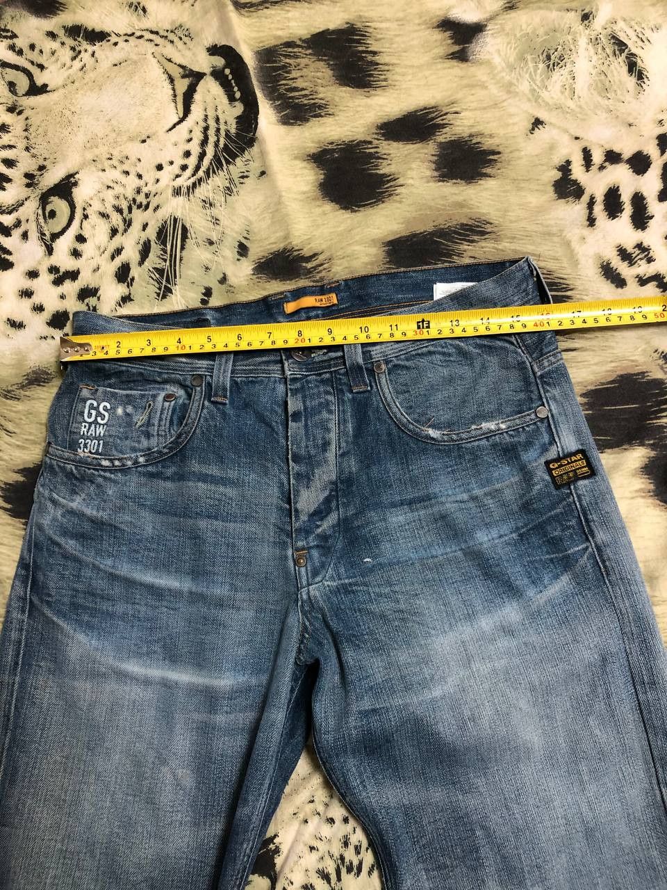 G-Star Jeans G-Star Raw 3301 Denim Pants vintage streetwear Size US 30 / EU 46 - 13 Thumbnail