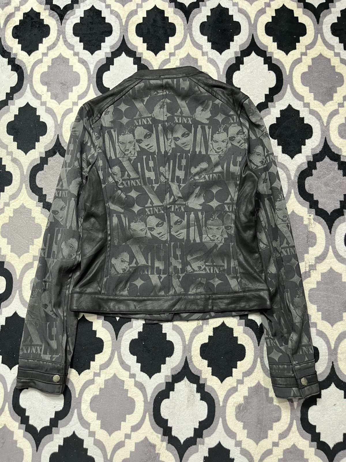 14th Addiction Chromosomein waxed jacket AOP Lgb style Size US S / EU 44-46 / 1 - 2 Thumbnail
