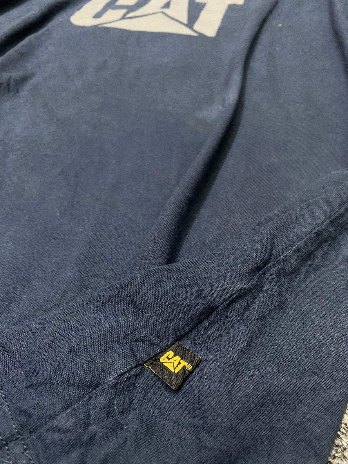 Caterpillar Caterpillar blue yellow tshirt Size US L / EU 52-54 / 3 - 8 Thumbnail