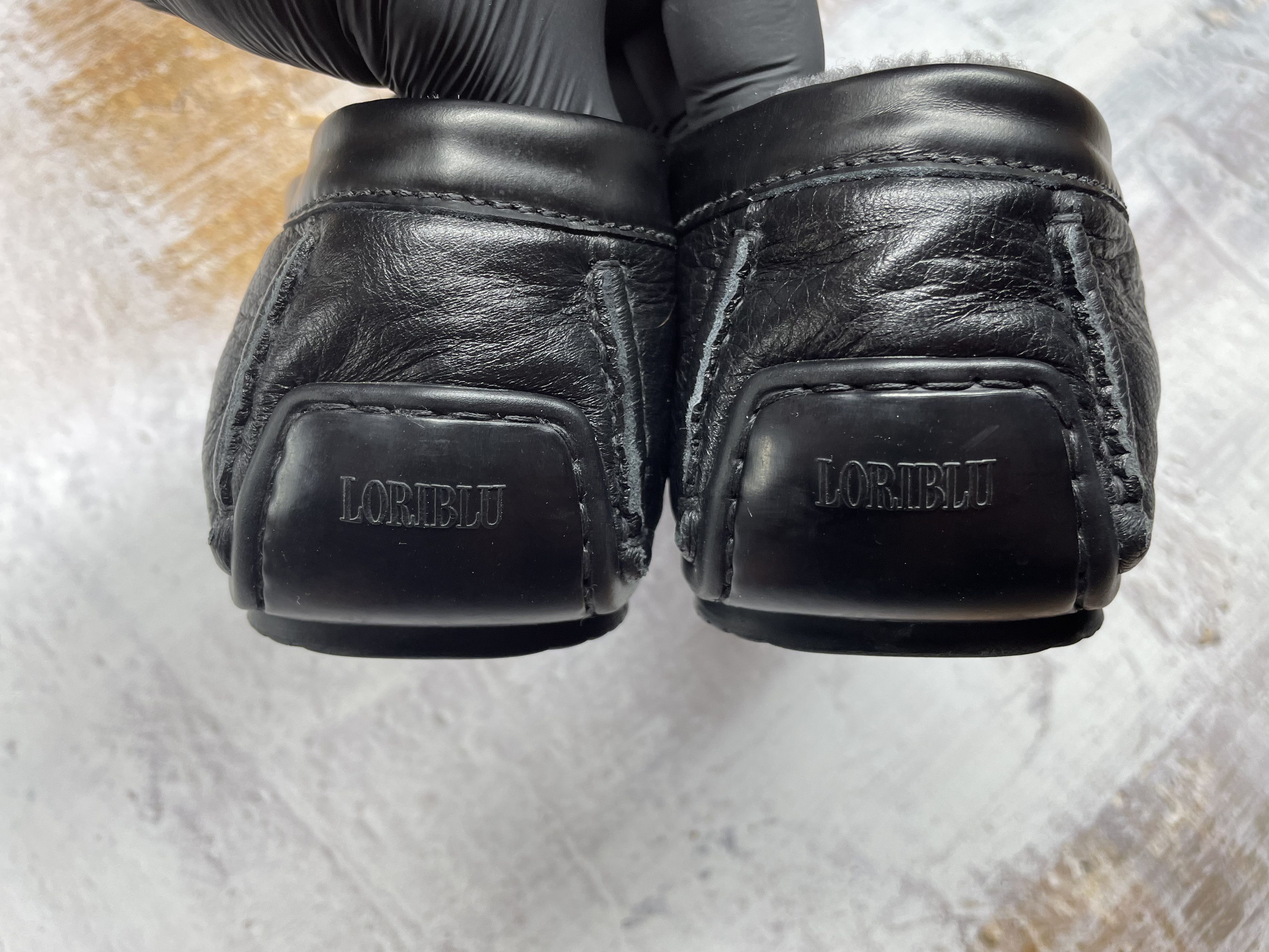 Vintage Loriblu Winter Leather Shoes Insulated Fur Men Size11.5 Size US 11.5 / EU 44-45 - 6 Thumbnail