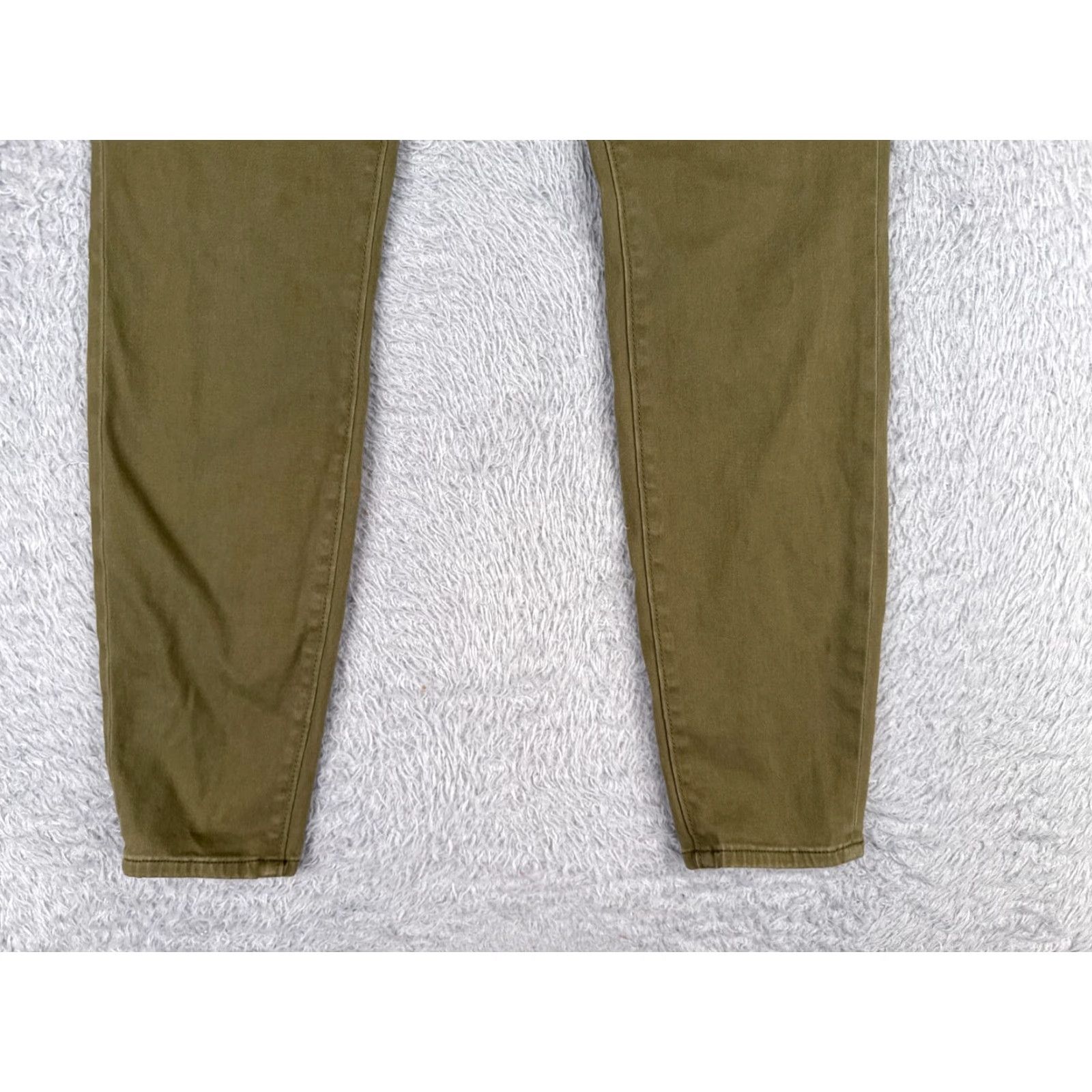 Loft Ann Taylor LOFT Jeans Womens 4P Green Denim Jegging Tapered Brushed Finish 30x26 Size 27" / US 4 / IT 40 - 2 Thumbnail