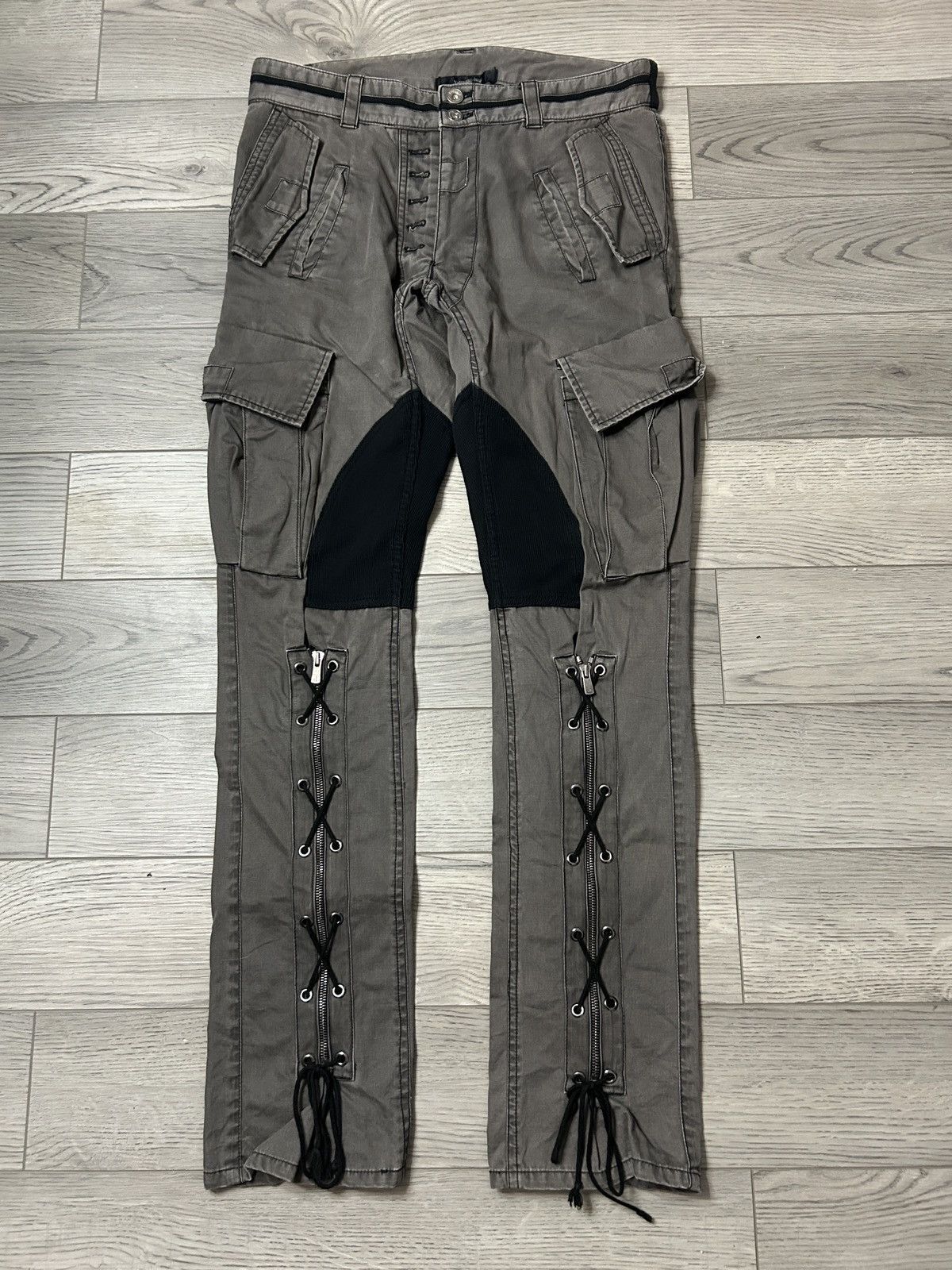 Yasuyuki Ishii Yasuyuki Ishii Patchwork Leather Pants | Grailed