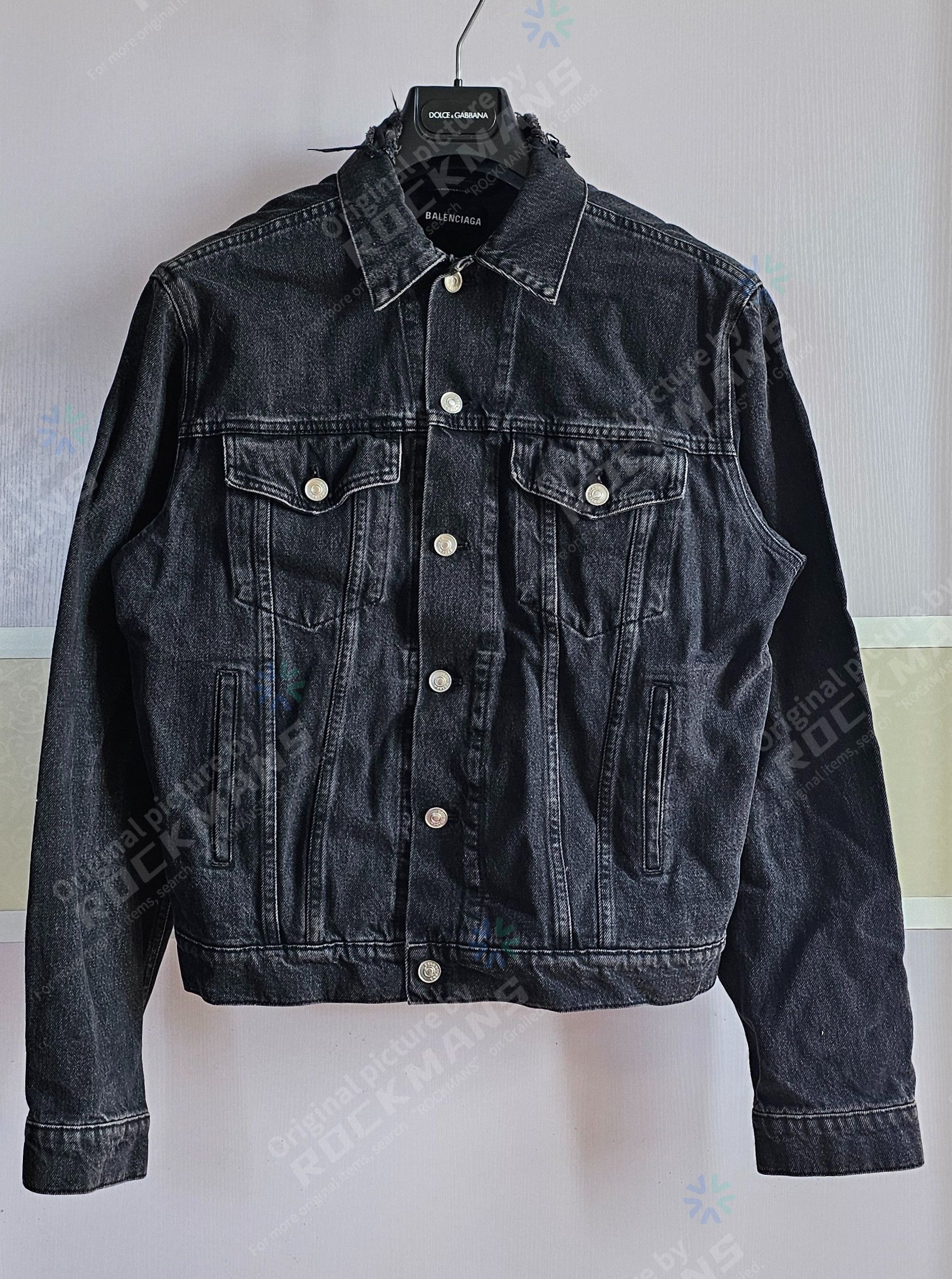 Balenciaga Balenciaga Cola Jacket Black Grey Cowboy Jacket Size 48 Size US M / EU 48-50 / 2 - 2 Thumbnail