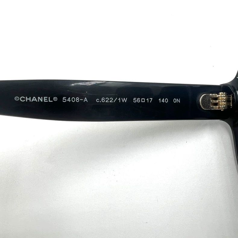 Chanel Chanel Square frame gold-plated logo sunglasses Size ONE SIZE - 6 Thumbnail