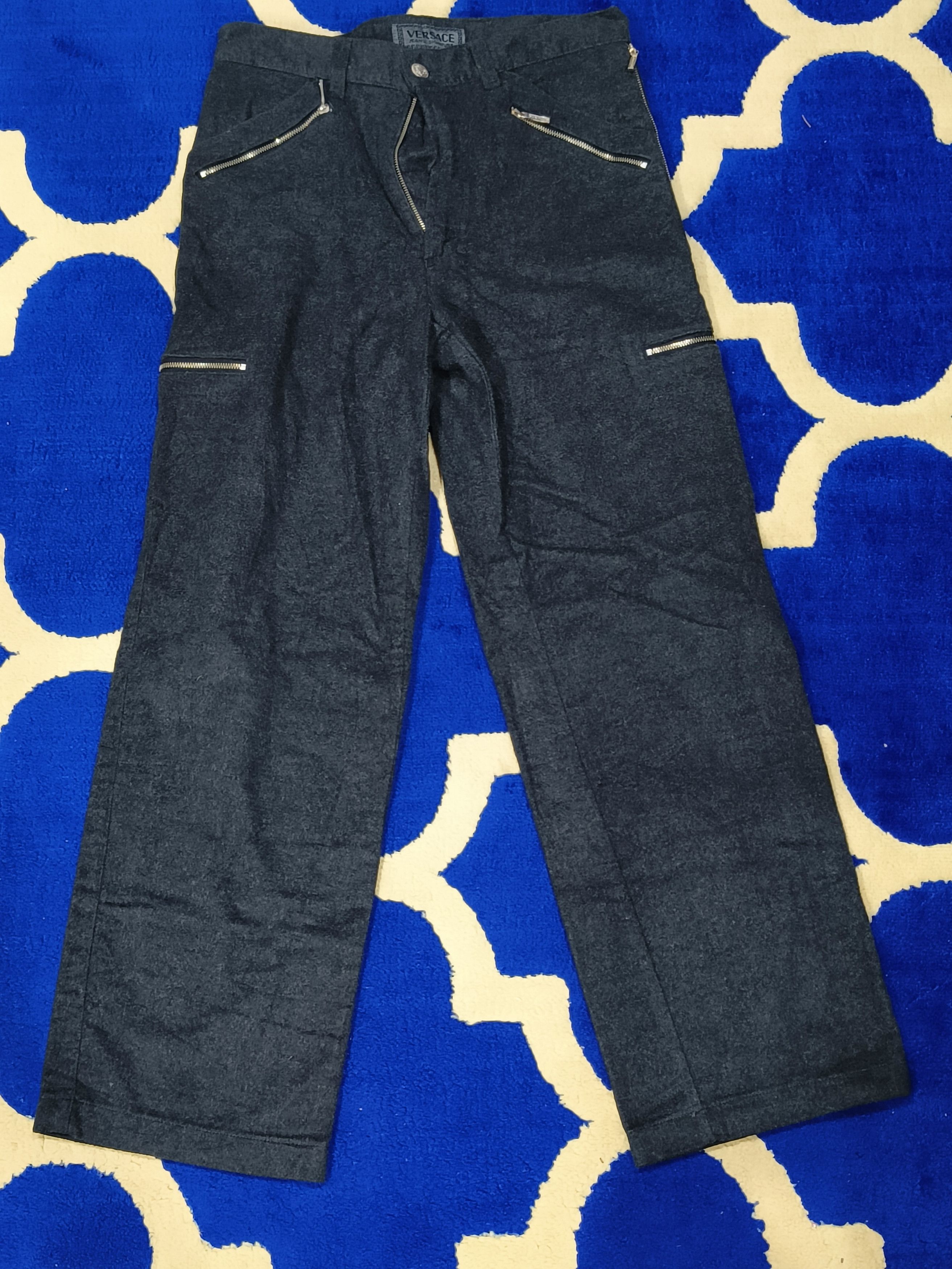 Versace Made in Italy Vintage Versace Punk, Rock Pants Slim Fit Size US 30 / EU 46 - 9 Thumbnail