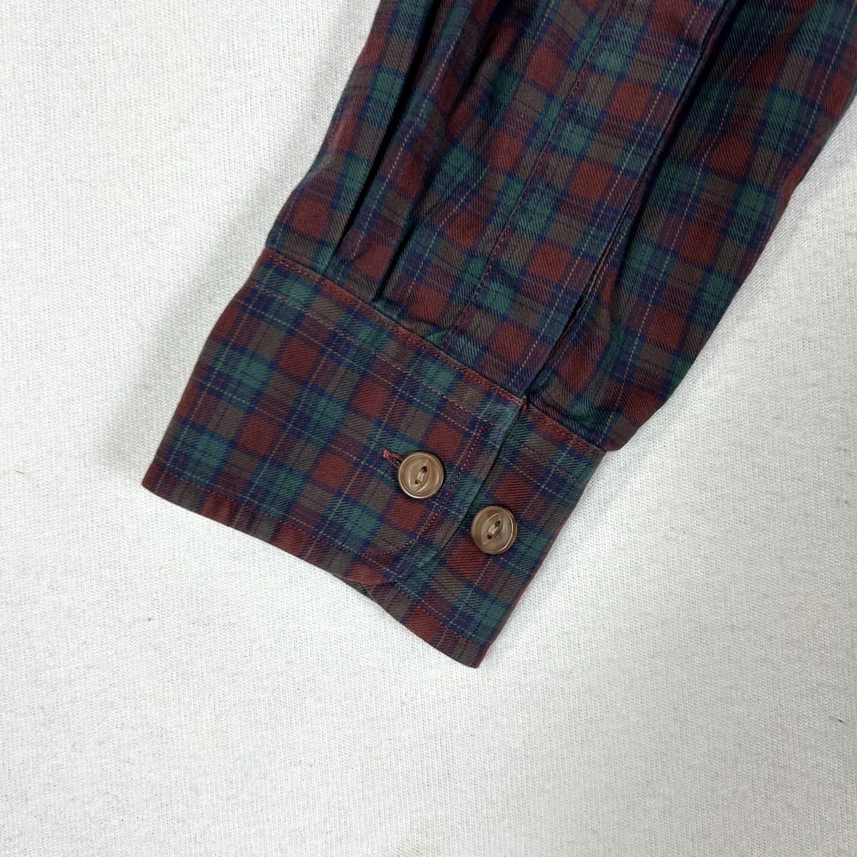 Chaps Chaps Ralph Lauren Button Up Long Sleeve Shirt Men 15.5 Plaid Multicolor Casual Top Size US L / EU 52-54 / 3 - 7 Thumbnail