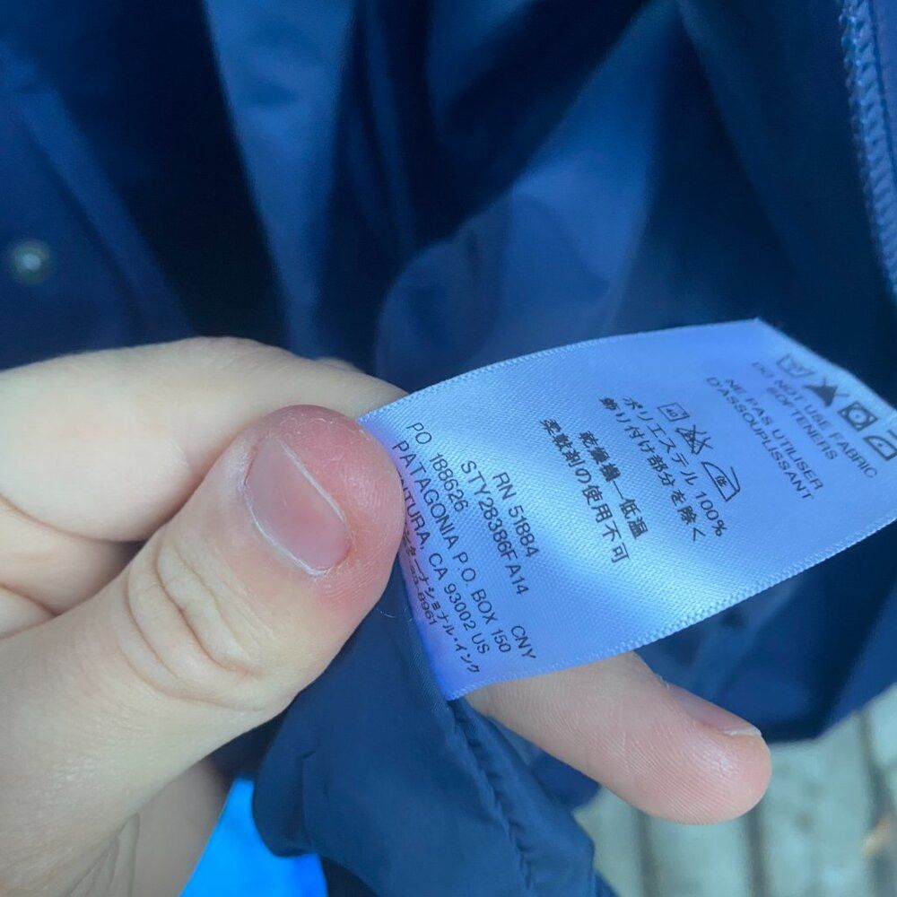 Patagonia 2014 Patagonia Parka Jacket XXL Blue Polyester Long Coat Size US XXL / EU 58 / 5 - 4 Thumbnail