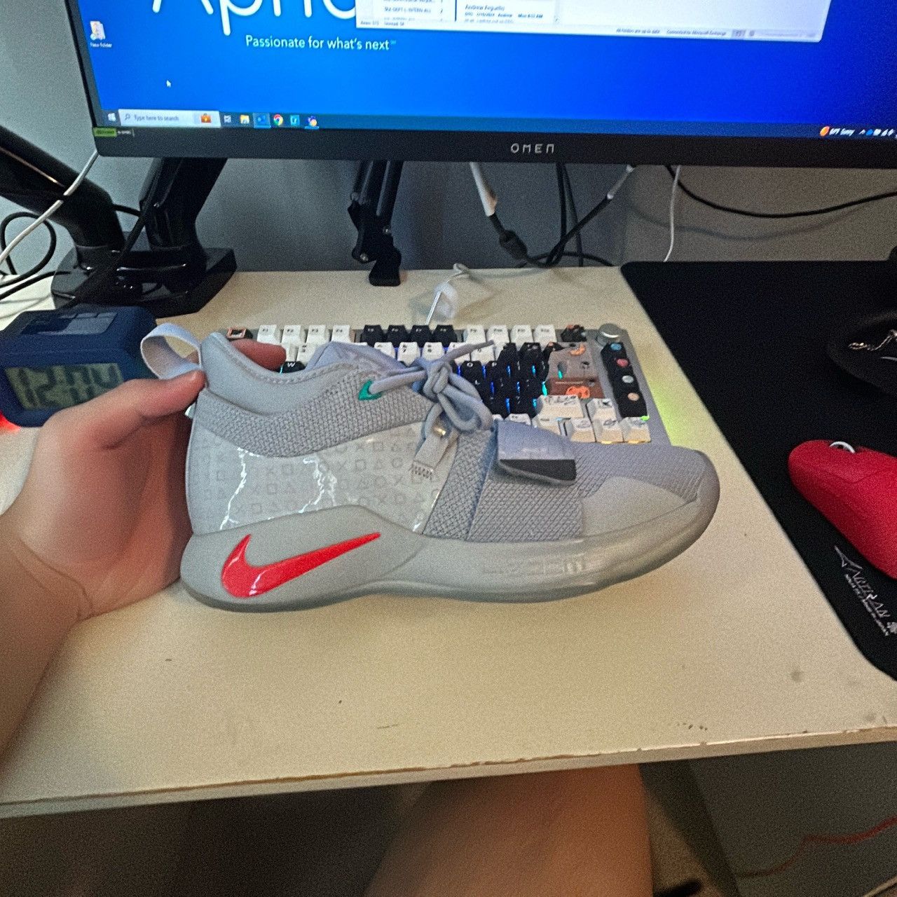 Nike PG 2.5 Playstation Wolf Grey Size US 8 / EU 41 - 1 Thumbnail