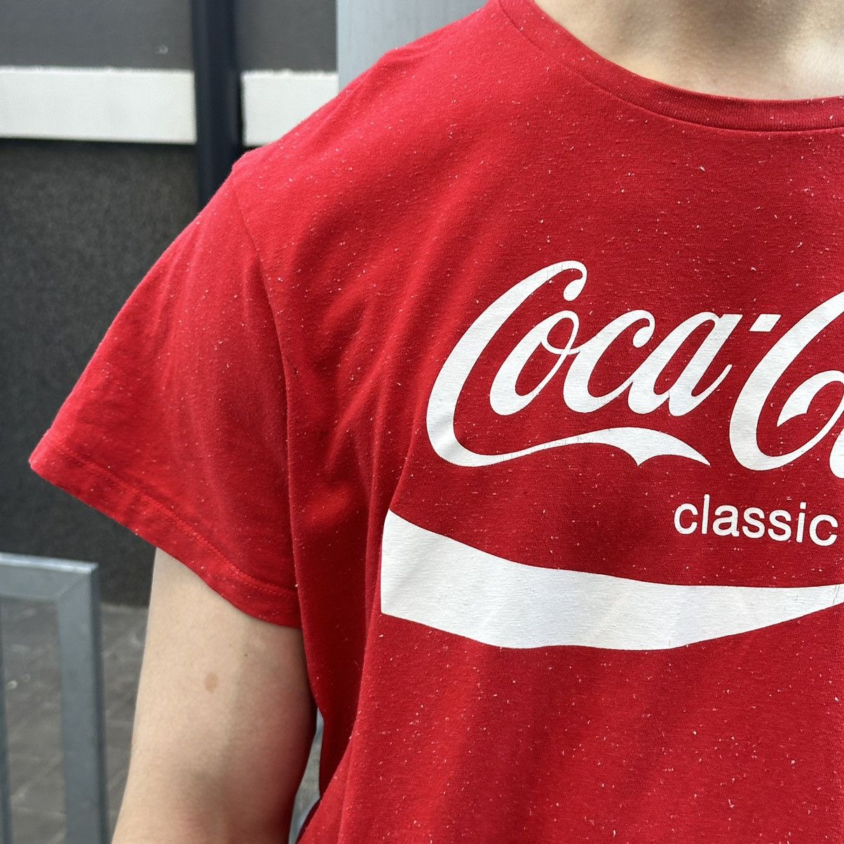 Coca Cola × Vintage Vintage T-shirts Coca-Cola Big Logo Distressed Y2K Style USA Size US XXL / EU 58 / 5 - 4 Thumbnail