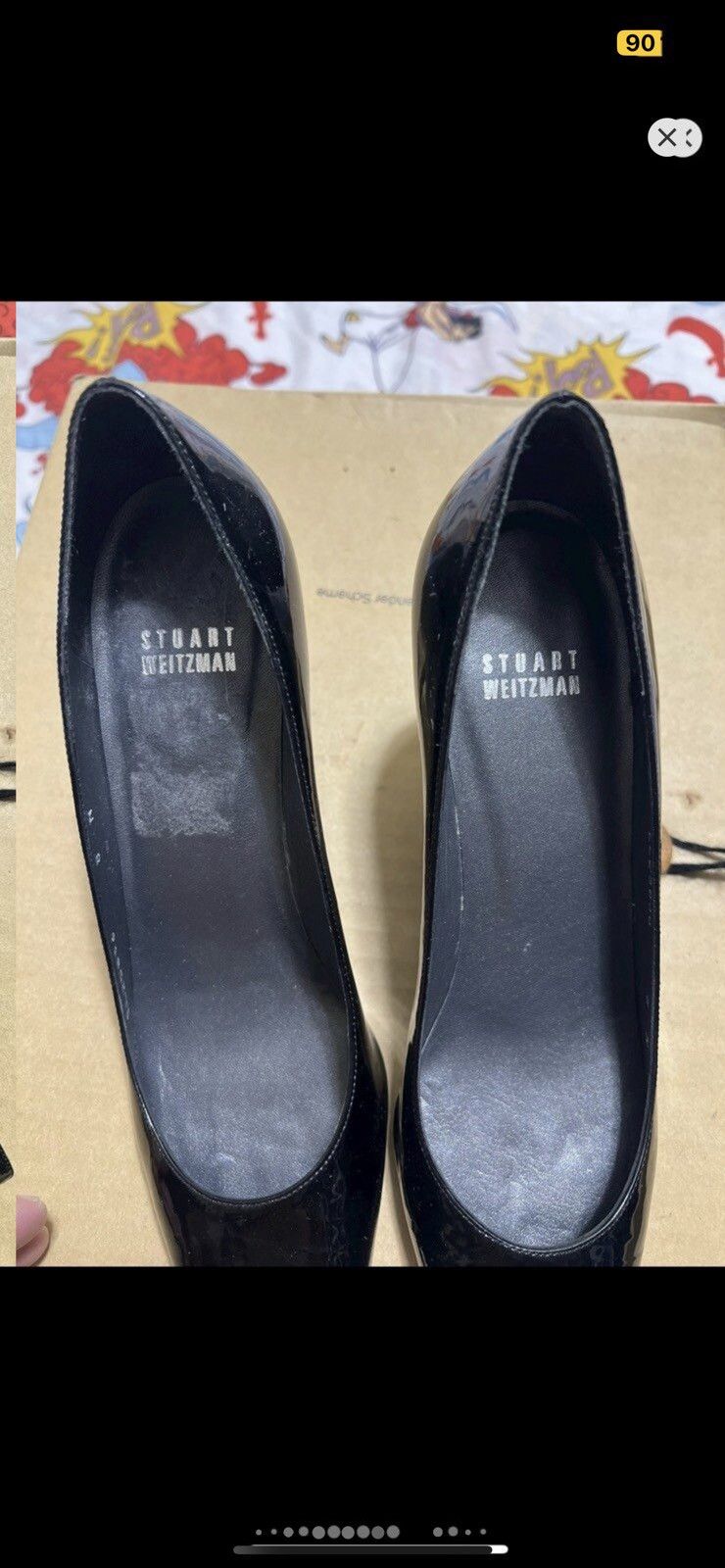Stuart Weitzman ***FINAL DROP***RARE PATENT LEATHER STUART WEITZMAN HEEL 8 Size US 8 / IT 38 - 9 Thumbnail