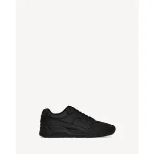 Saint Laurent Paris oc11z0526 818135 Bump Sneakers in Smooth Leather in Black Size US 7 / EU 40 - 2 Thumbnail