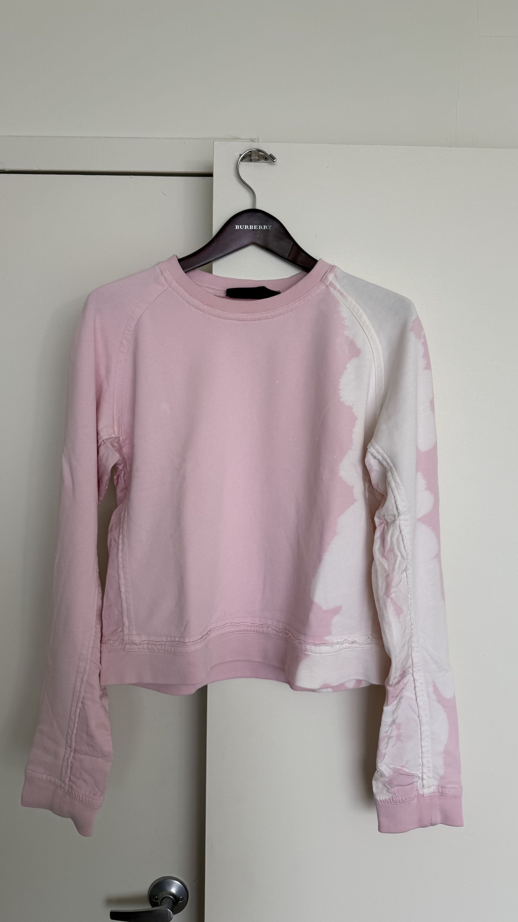 Haider Ackermann Haider Ackermann Pink Perth Crewneck Bleached Sweatshirt Size US M / EU 48-50 / 2 - 2 Thumbnail