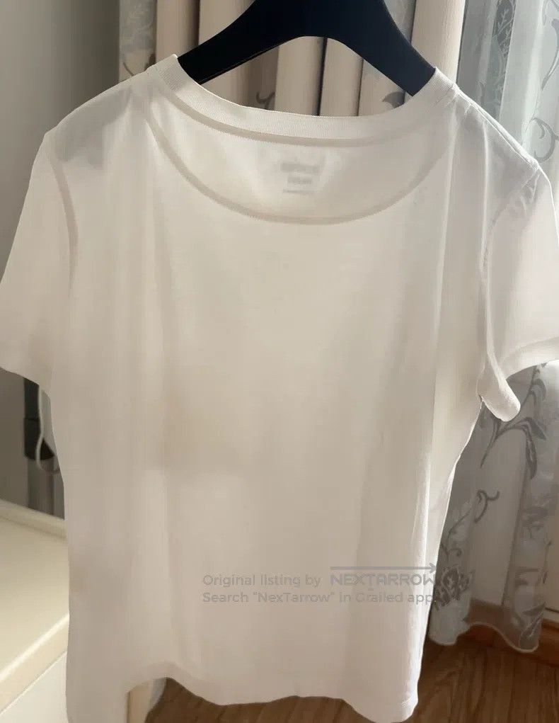Hermes Hermes White Short Sleeve T-Shirt, Embroidered Pocket Size M / US 6-8 / IT 42-44 - 2 Thumbnail