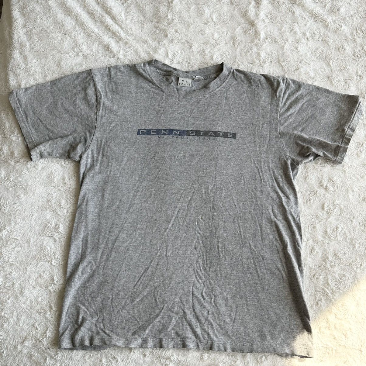 Soffe Vintage Penn State Shirt Tee Mens L Gray Nittany Lions PSU Size US L / EU 52-54 / 3 - 2 Thumbnail