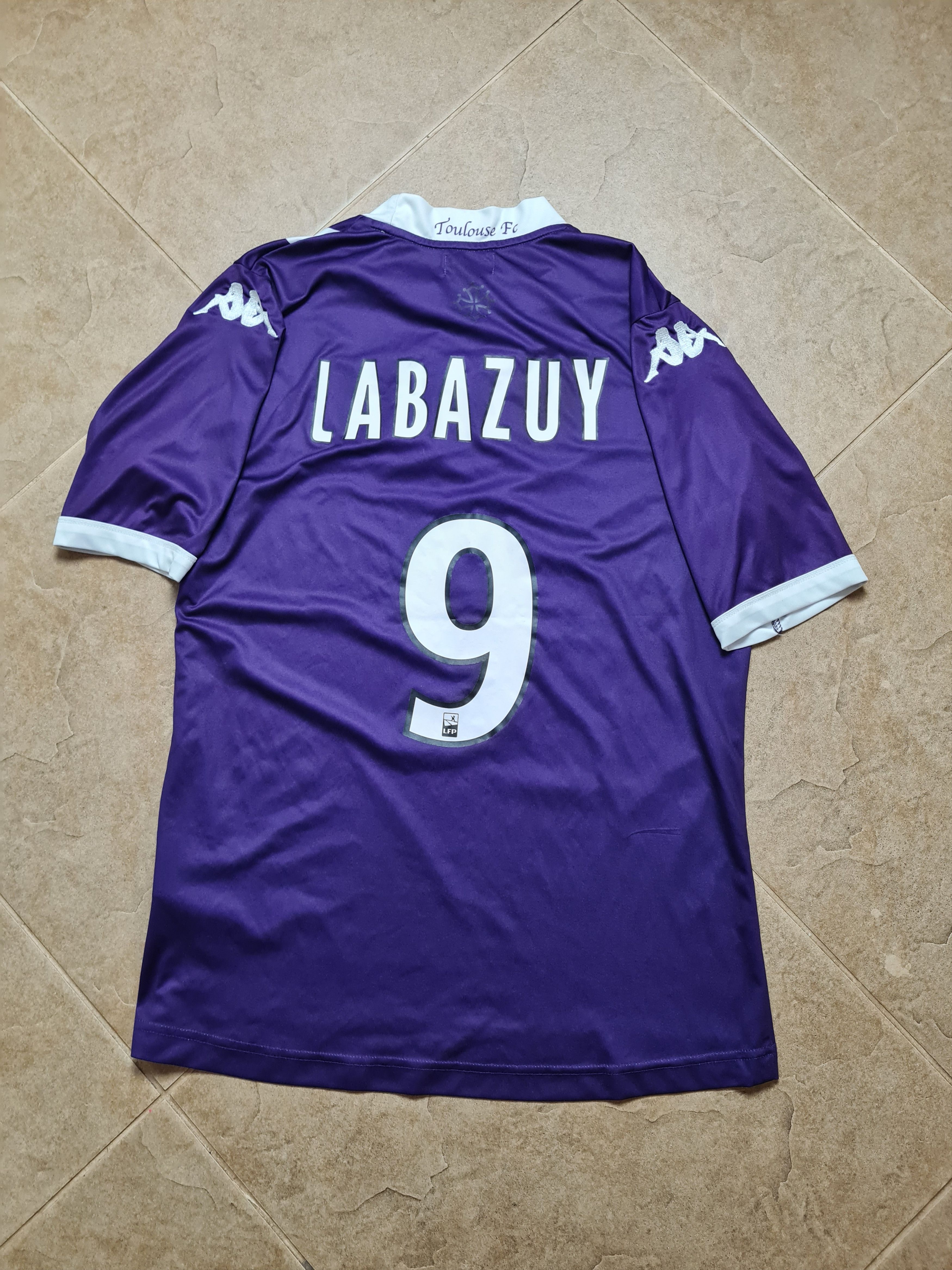 Kappa Football Jersey Maillot Toulouse Kappa #9 VintageTFC Soccer Size US L / EU 52-54 / 3 - 13 Thumbnail