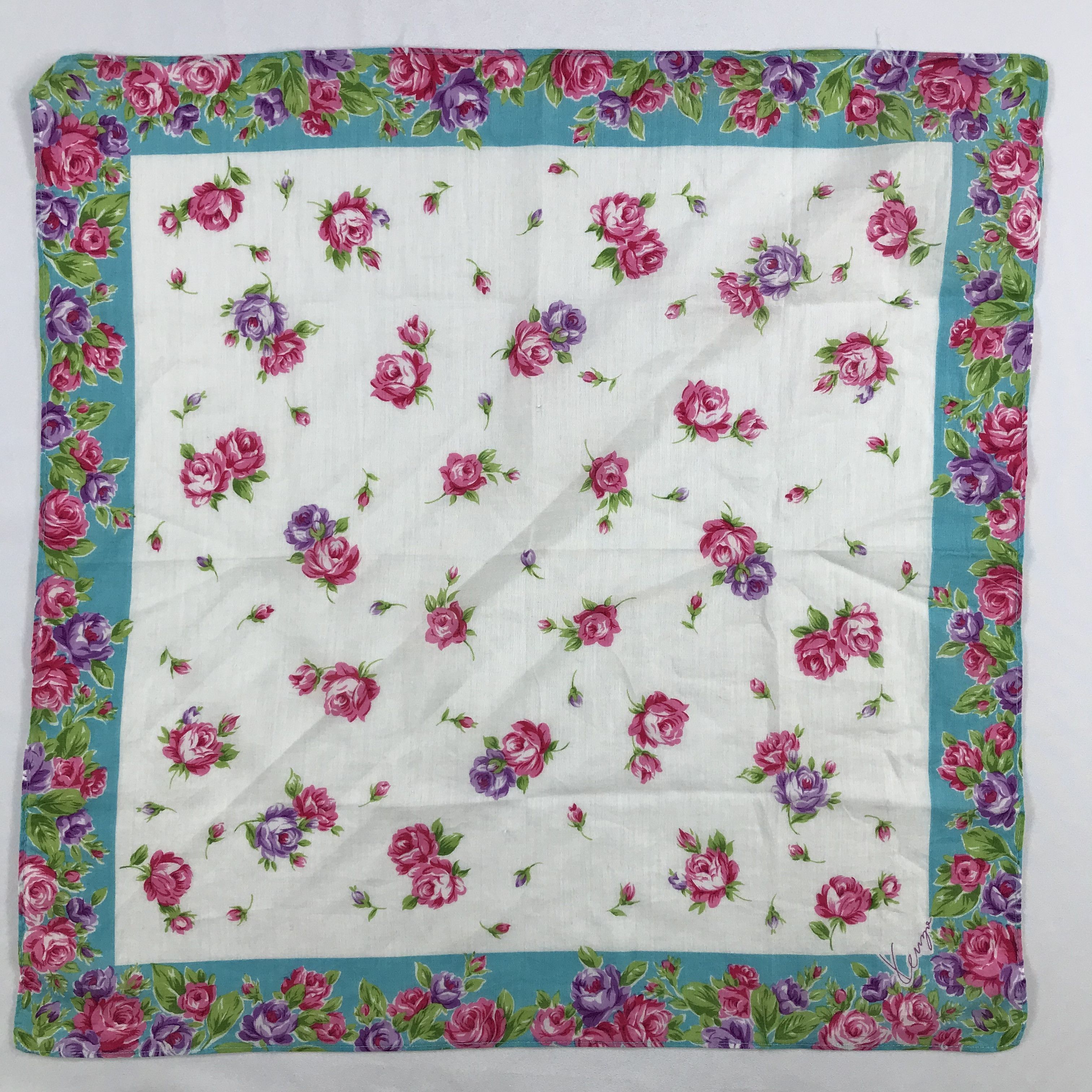 Kenzo × Vintage Kenzo Bandana / Handkerchief / Neckerchief - S2719 Size ONE SIZE - 1 Thumbnail
